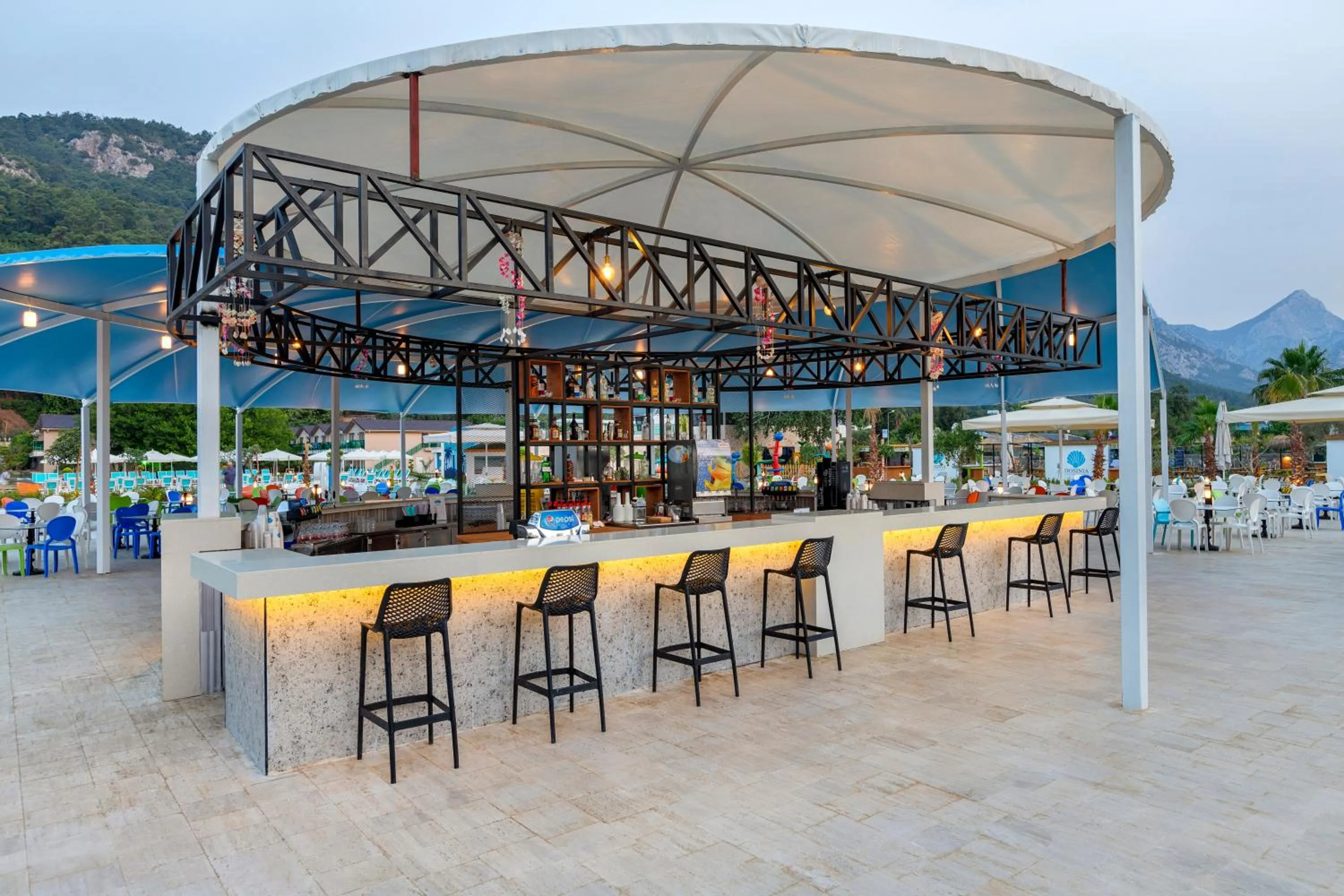 Lounge or bar in Dosinia Luxury Resort-Ultra All Inclusive