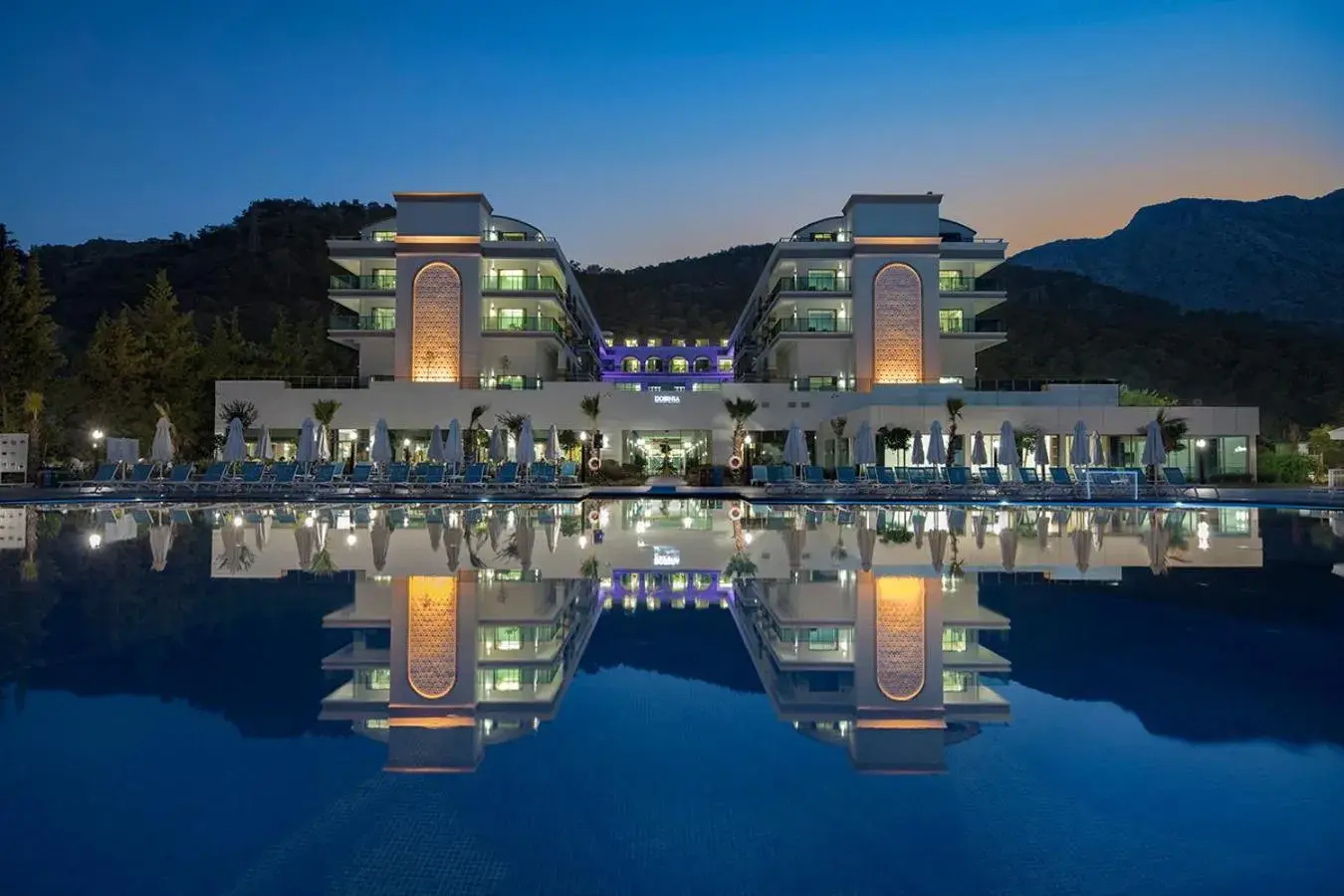 Property building, Swimming Pool in Dosinia Luxury Resort-Ultra All Inclusive