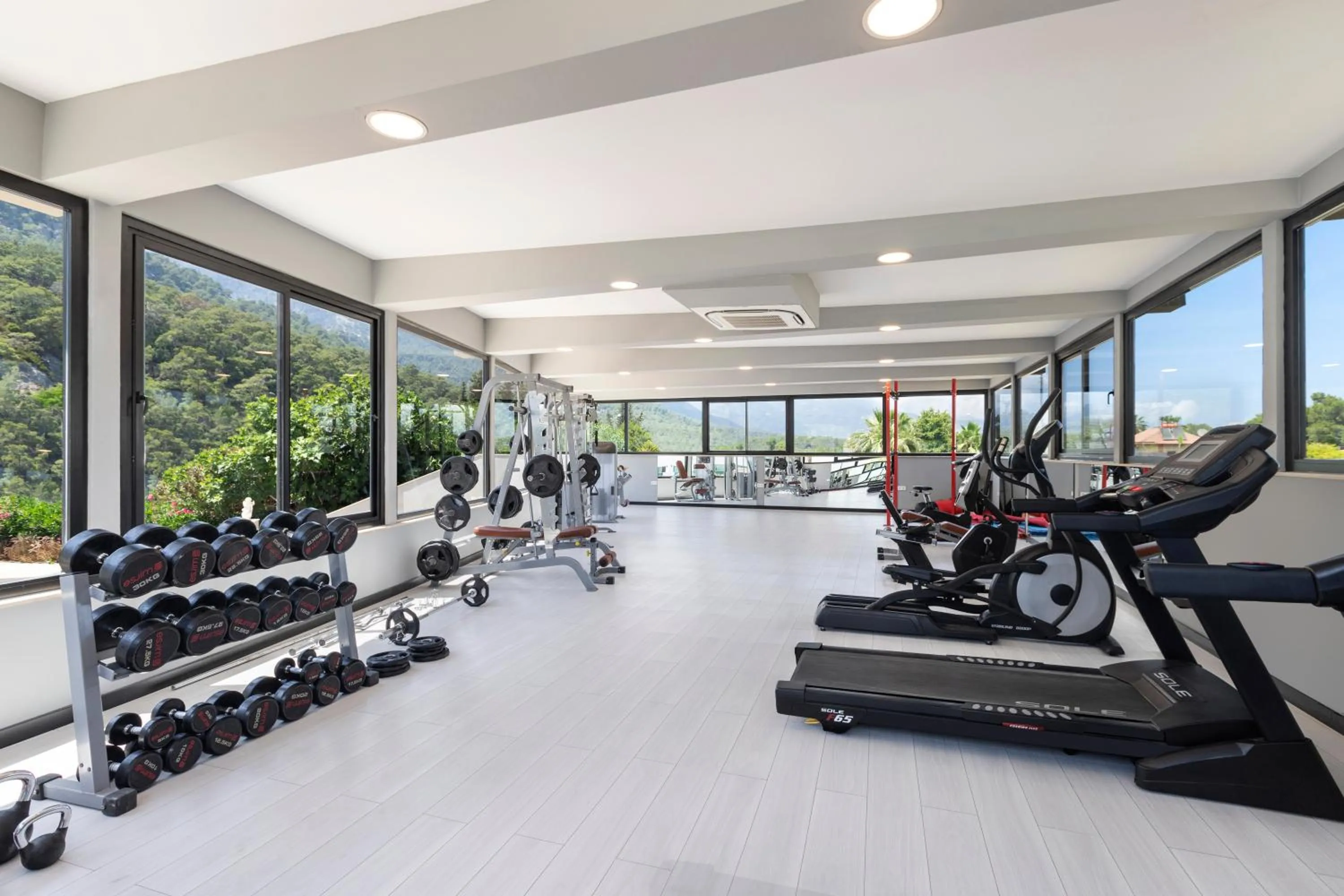 Fitness centre/facilities in Dosinia Luxury Resort-Ultra All Inclusive