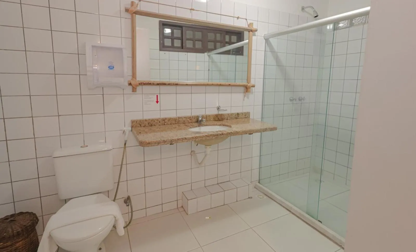 Shower in Pousada Saudosa Maloca