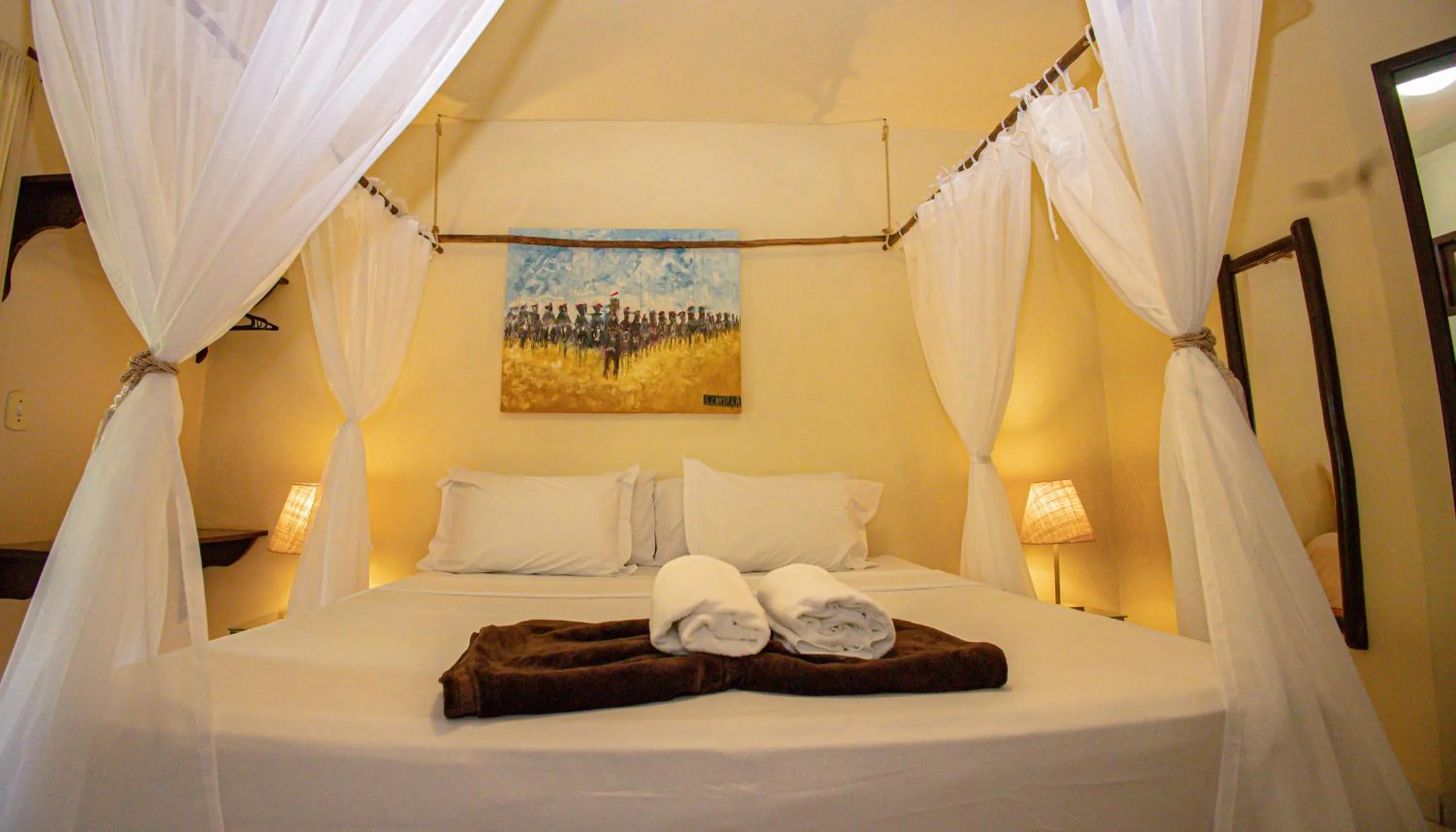 Bed in Pousada Saudosa Maloca