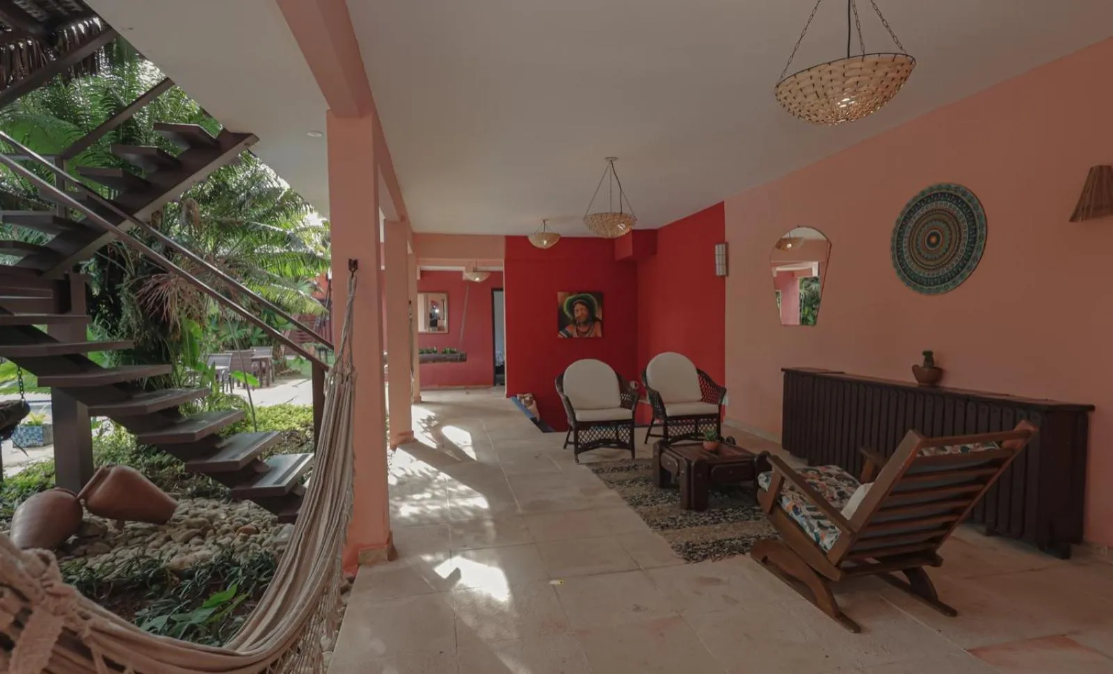 Living room in Pousada Saudosa Maloca