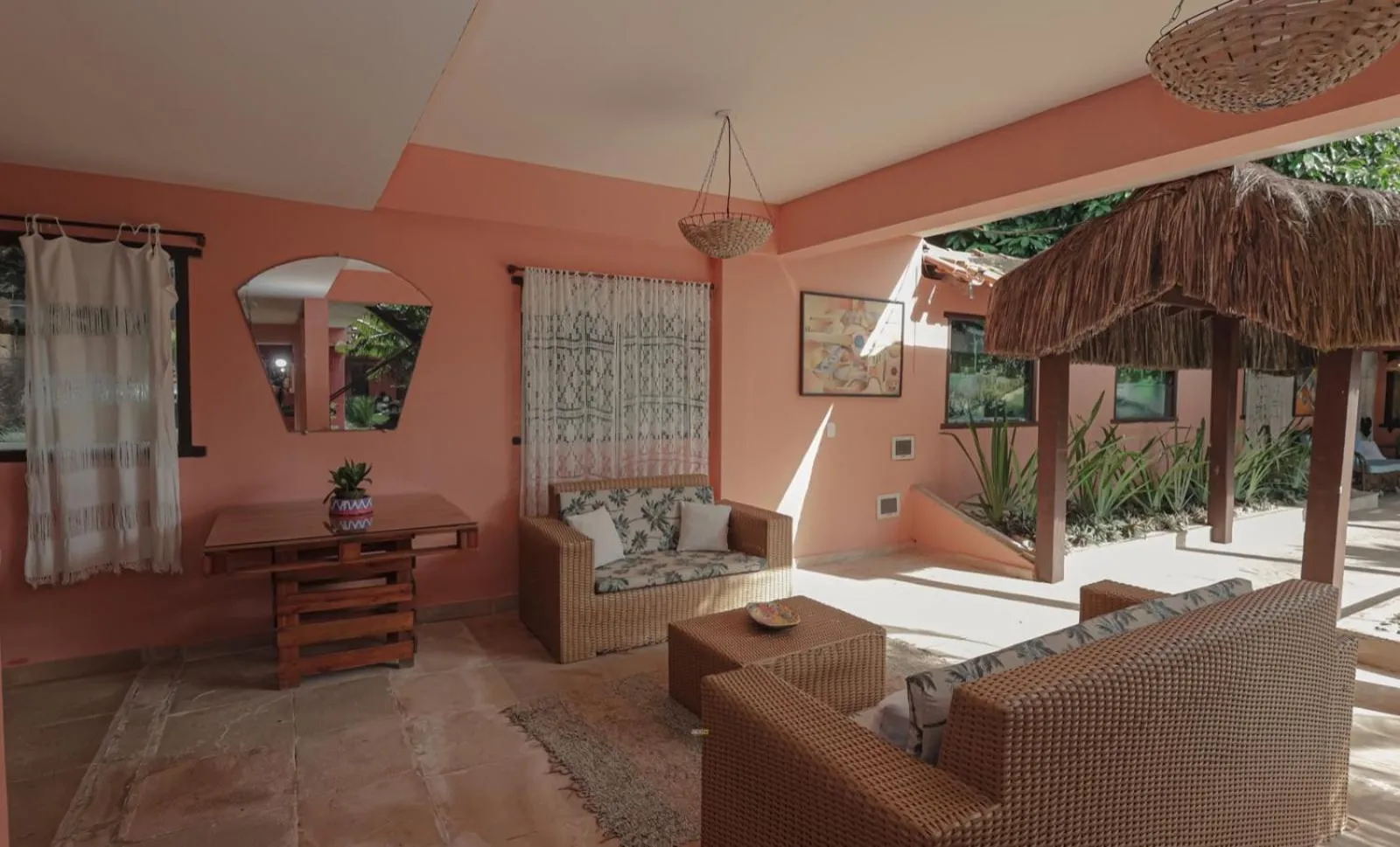 Living room in Pousada Saudosa Maloca