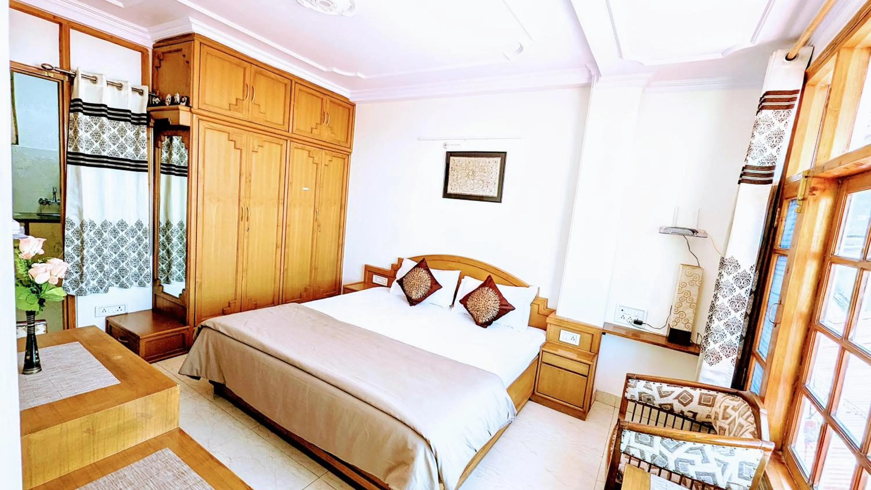 Bedroom, Bed in The Thistle Lodge