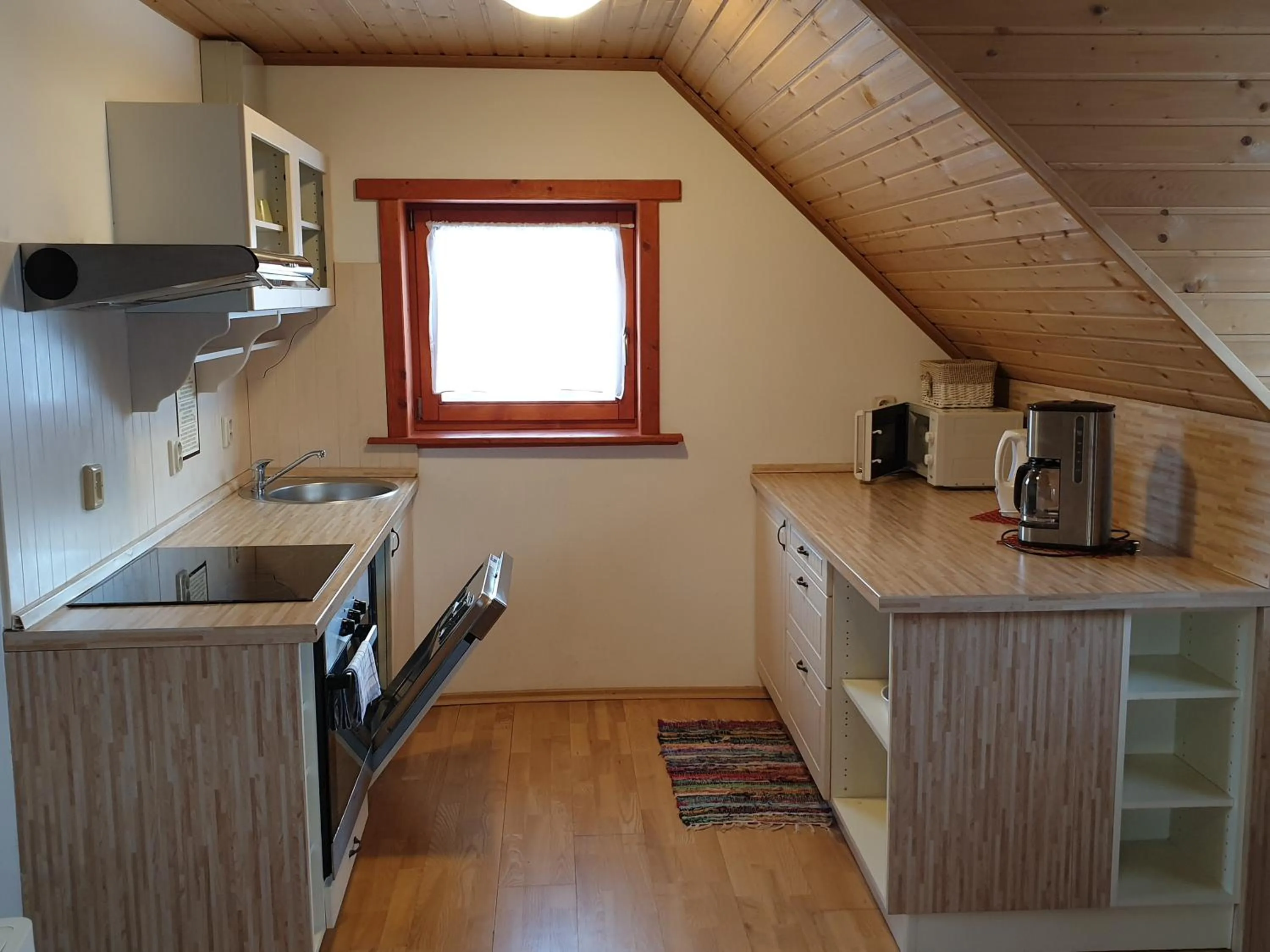 Kitchen or kitchenette in Sojka Resort