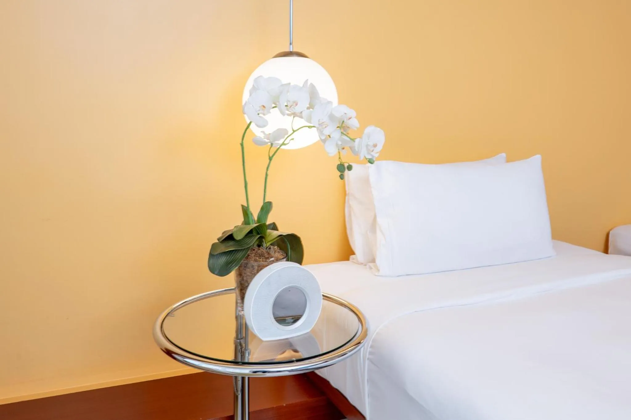 Bed in The Picasso Boutique Serviced Residences Managed by HII