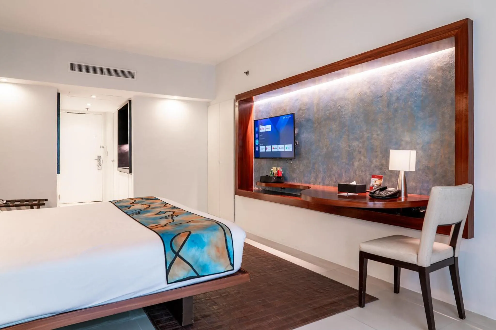 Bed in The Picasso Boutique Serviced Residences Managed by HII