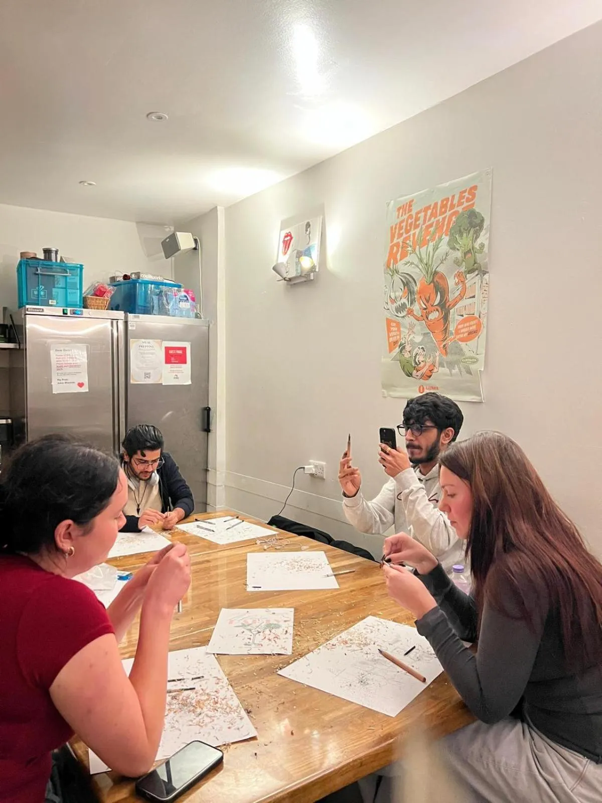 group of guests in Astor Museum Hostel