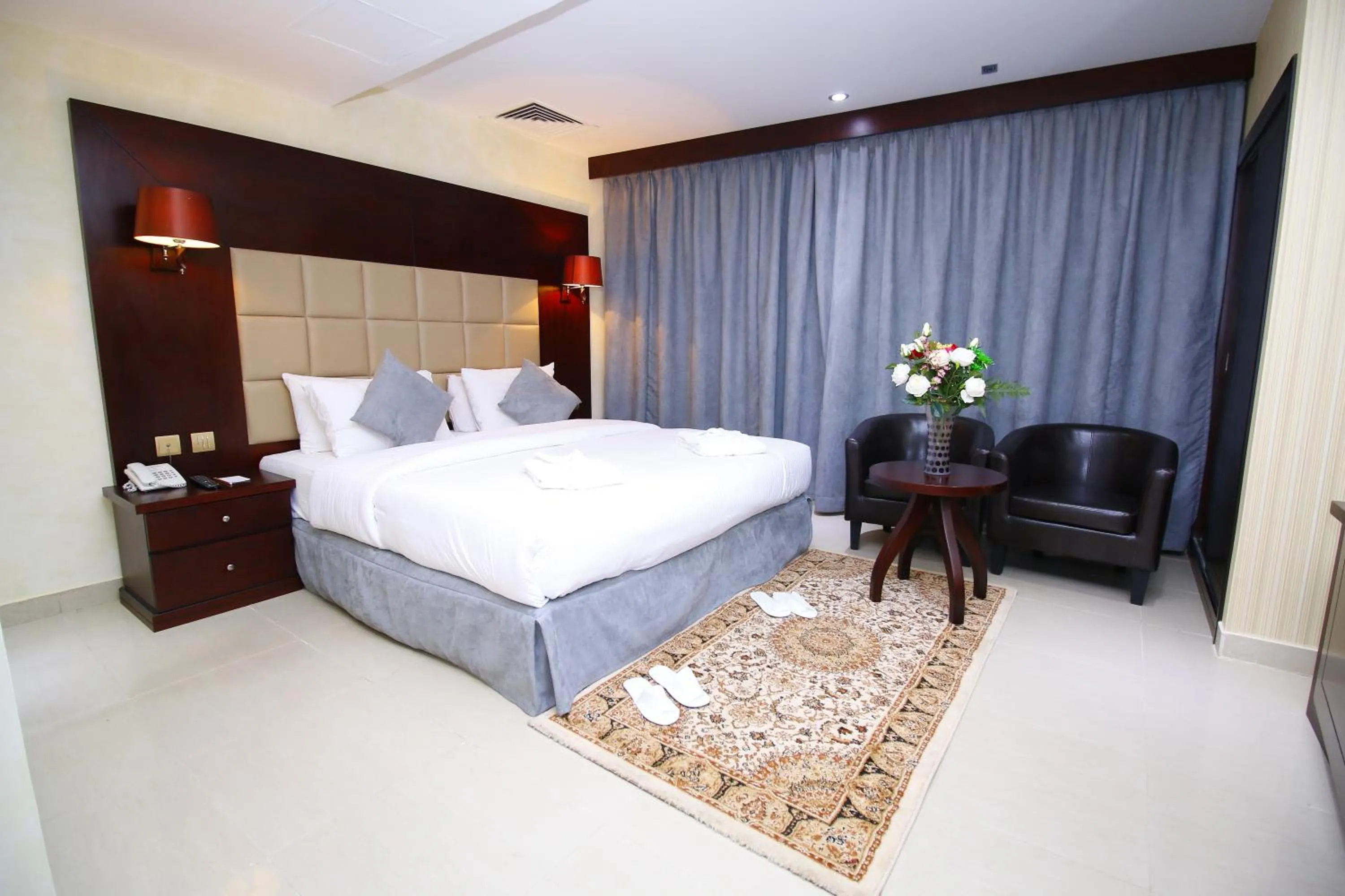 Bed in Royal Falcon Hotel