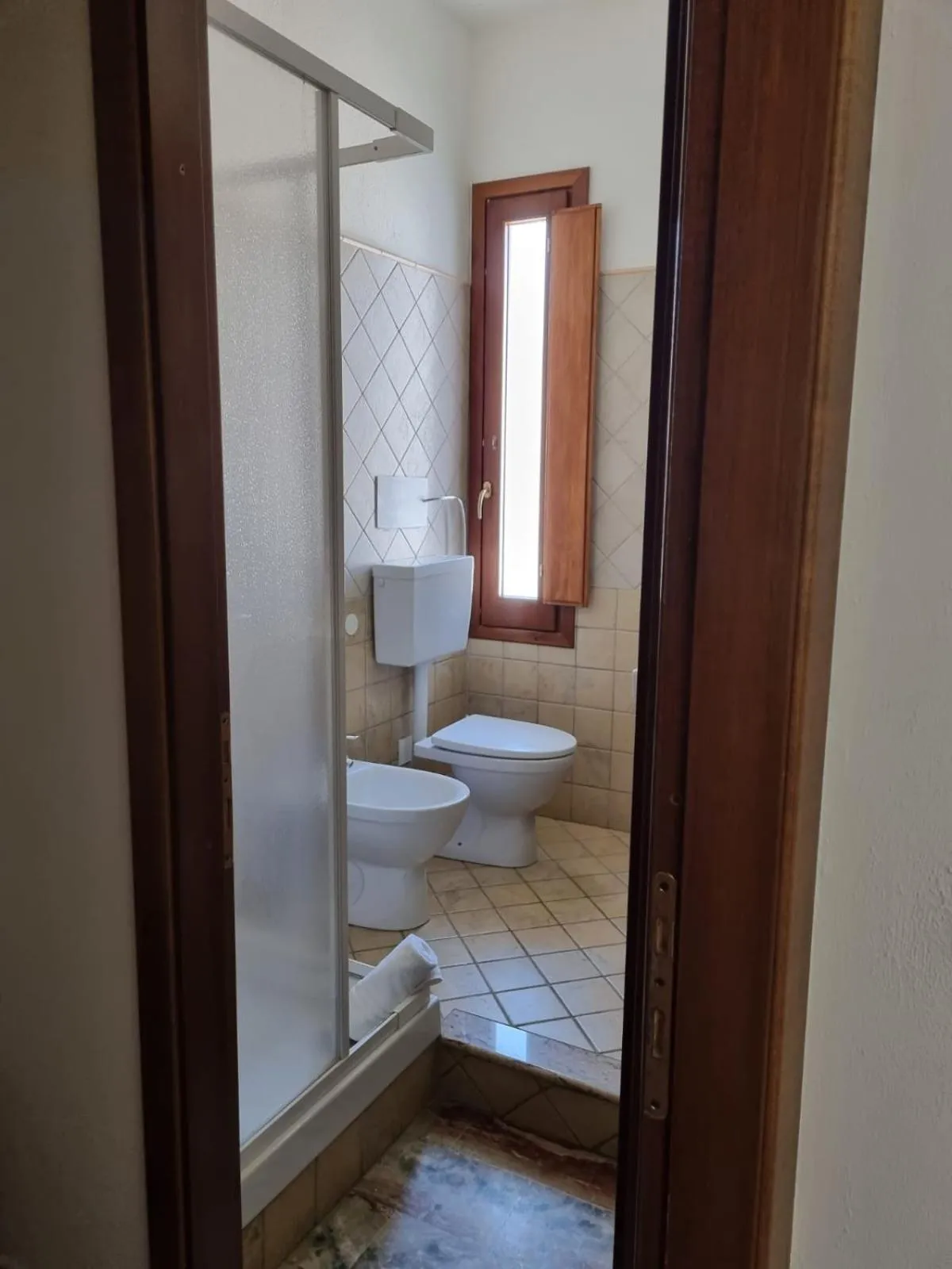 Bathroom in Hotel Plammas