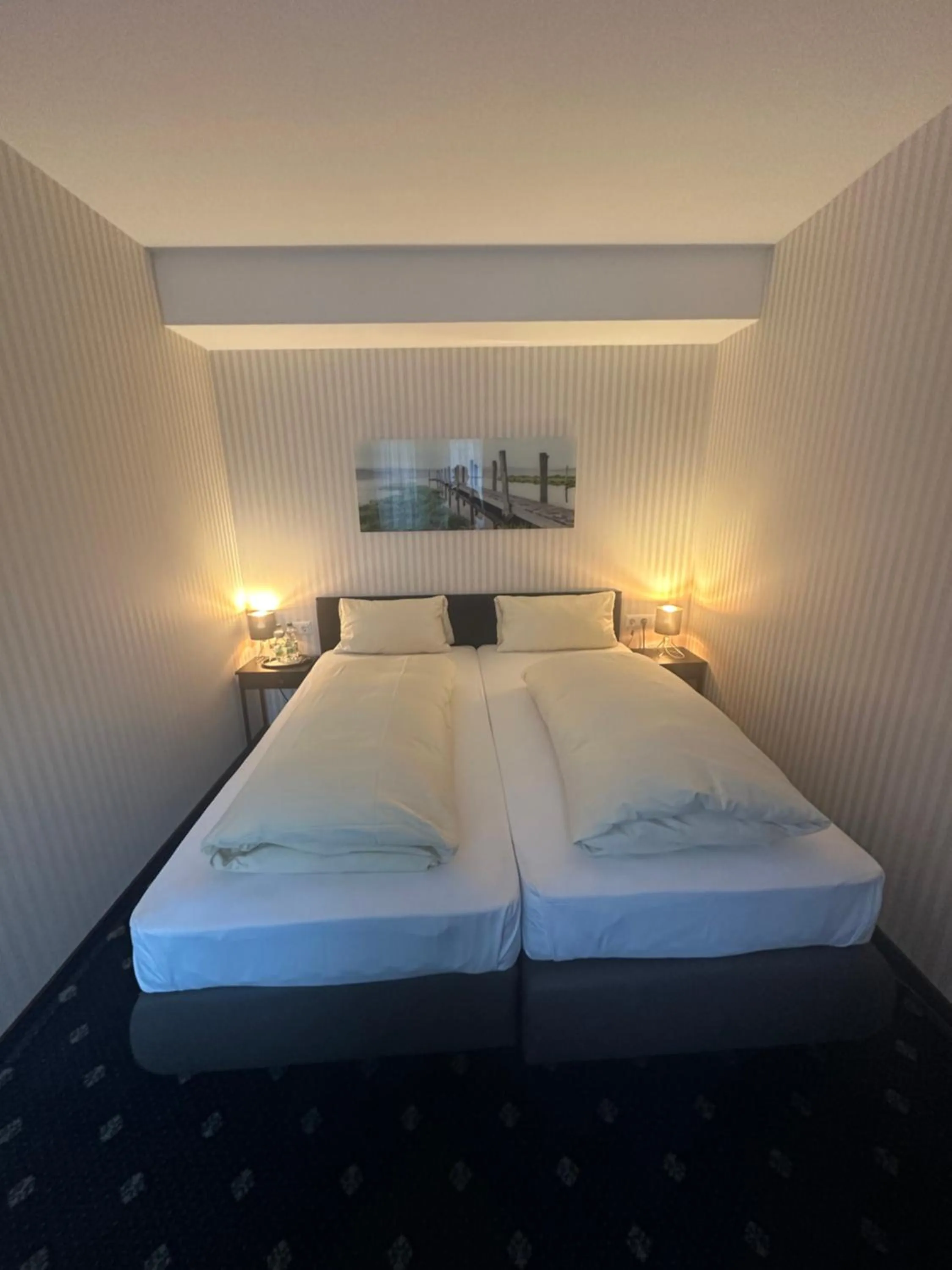 Bed in Hotel Restaurant Benger