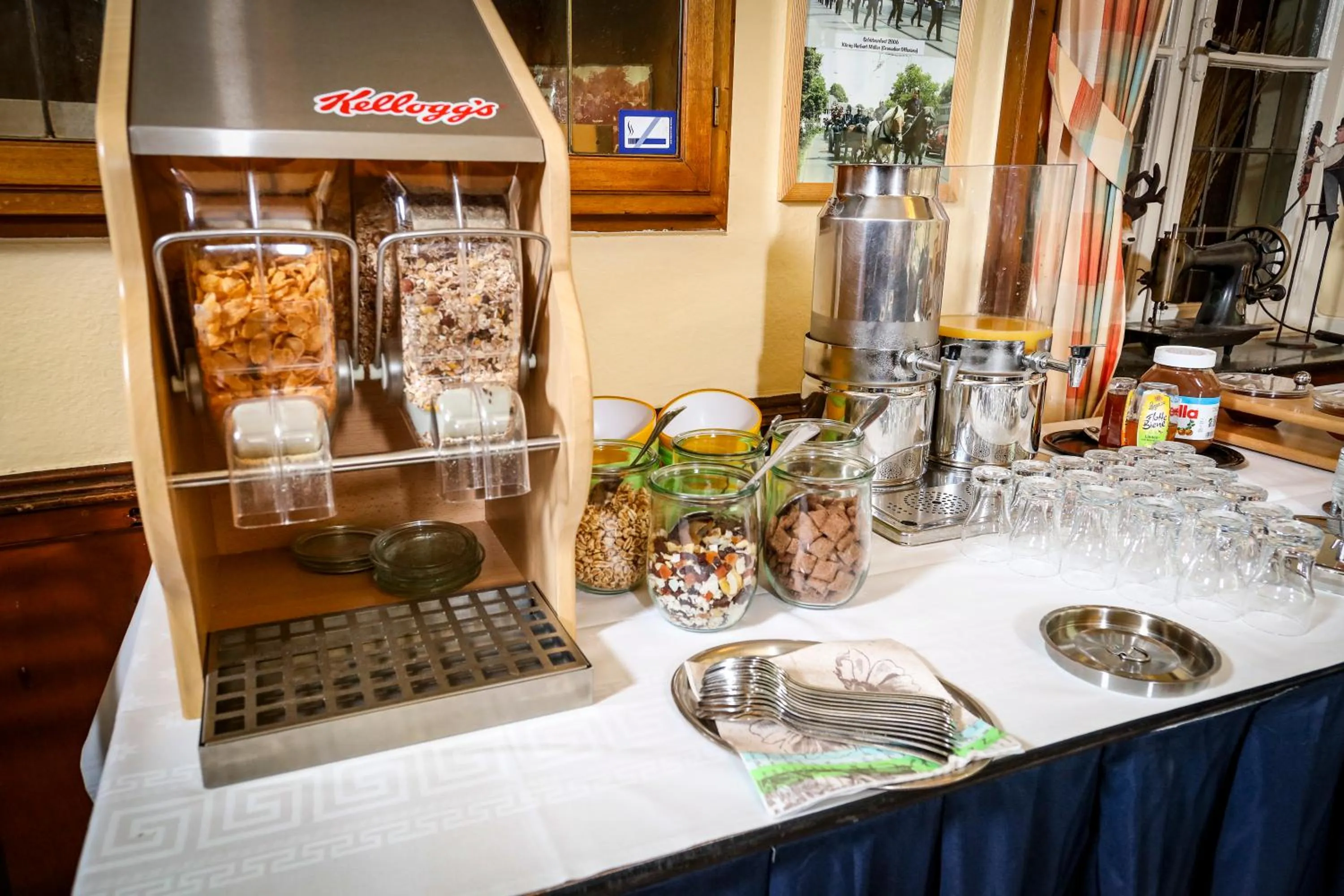 Buffet breakfast in Hotel Restaurant Benger