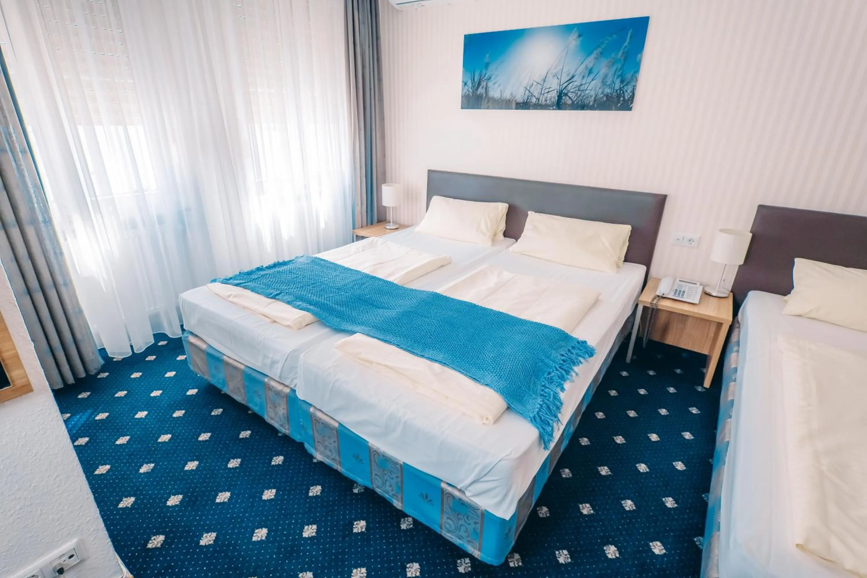 Bed in Hotel Restaurant Benger