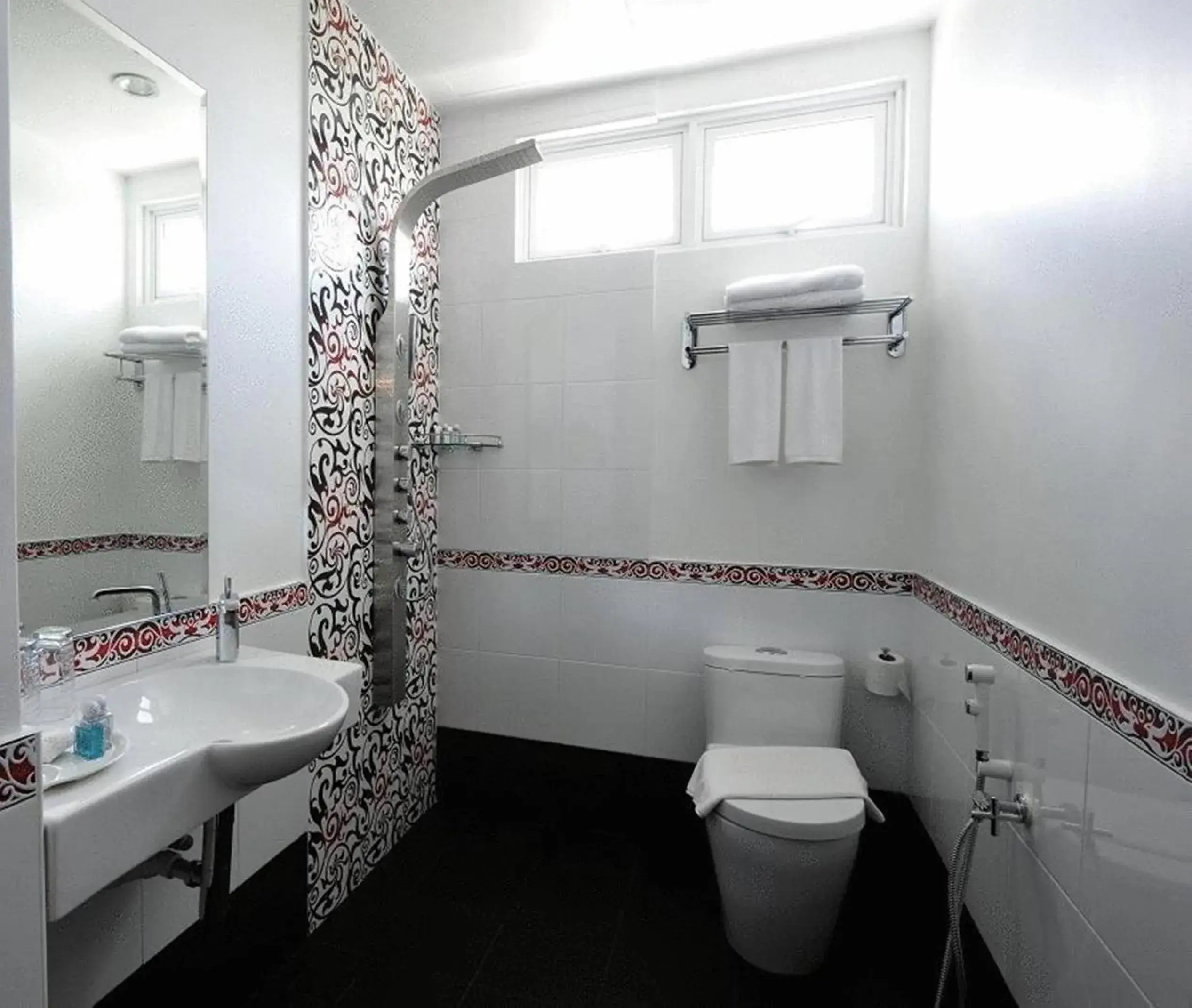 Bathroom in Arenaa Deluxe Hotel Bathroom in Arenaa Deluxe Hotel