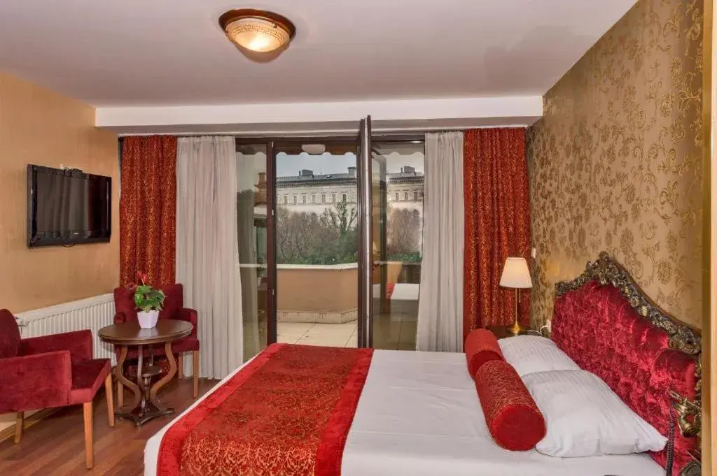 Bed in Hotel Santa Hill Bed in Hotel Santa Hill