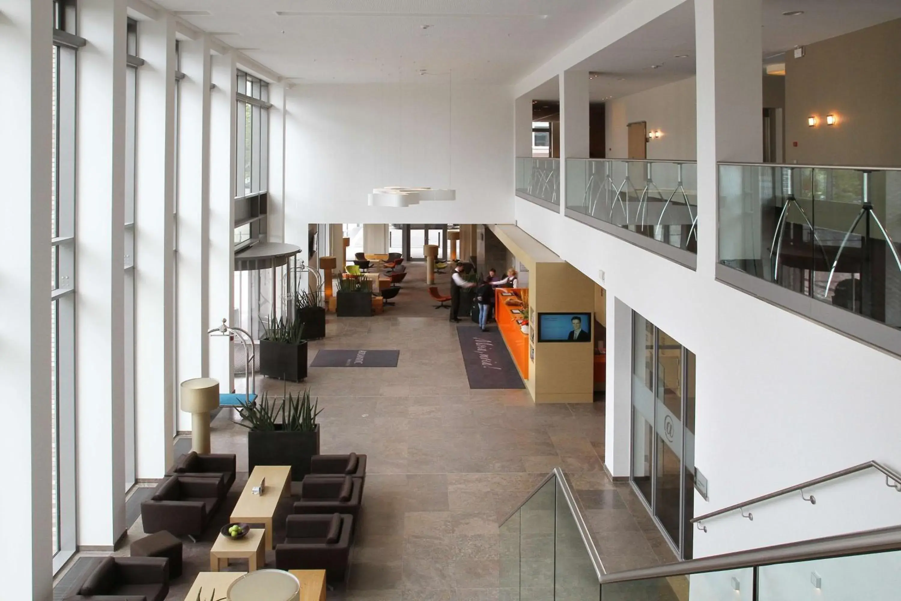 Lobby or reception in ATLANTIC Hotel Kiel Lobby or reception in ATLANTIC Hotel Kiel