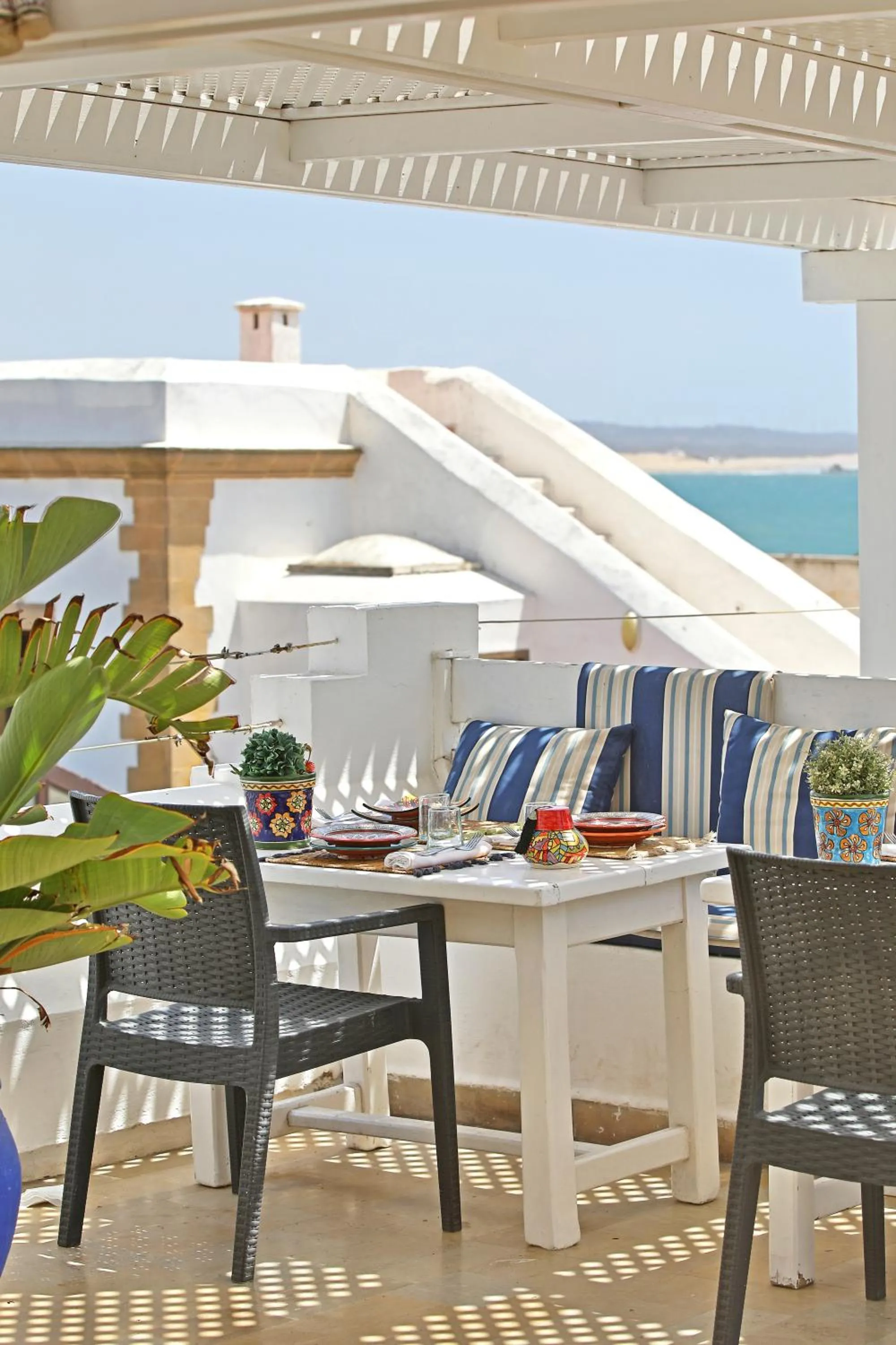Patio in Riad Dar L'Oussia & SPA