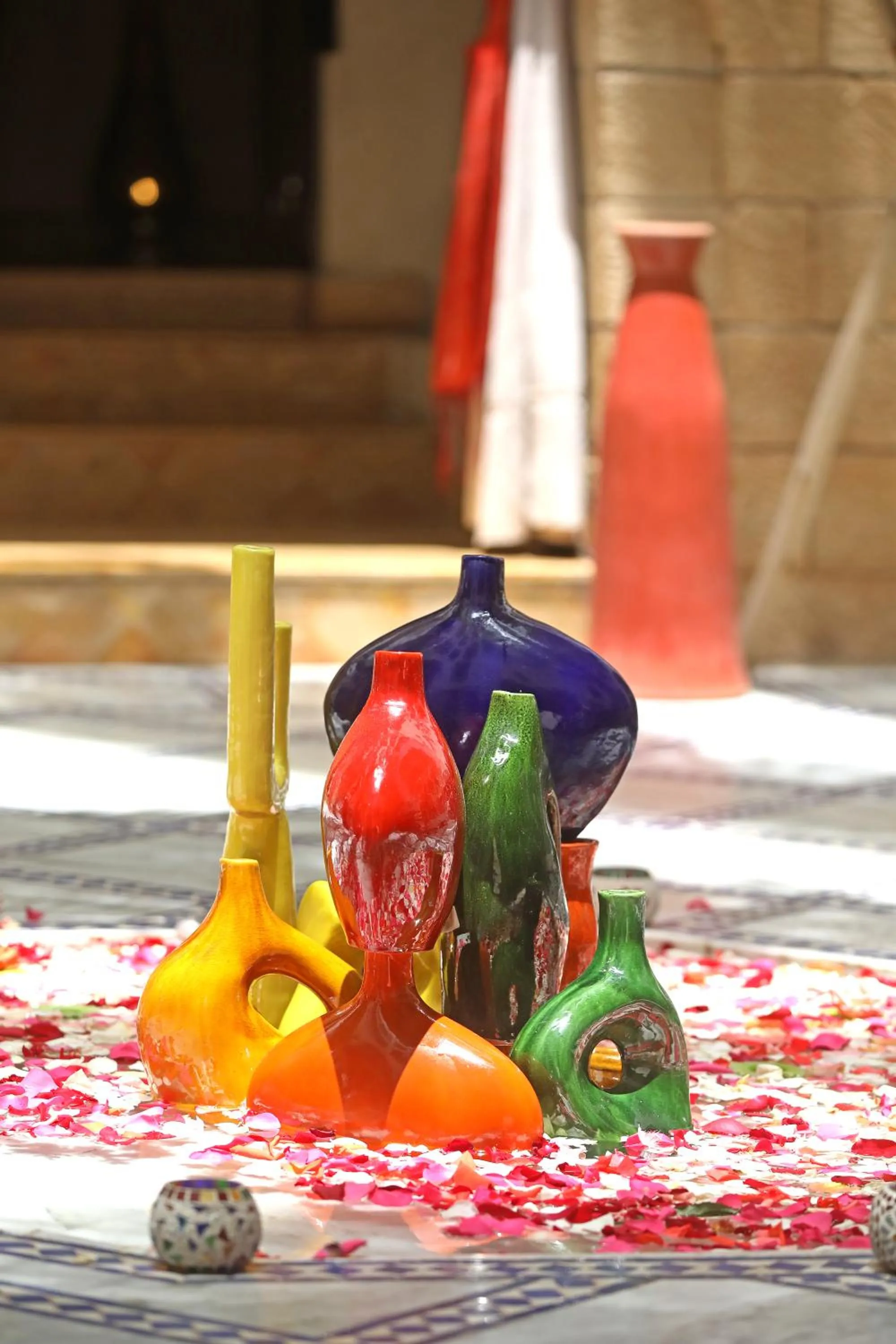 Patio in Riad Dar L'Oussia & SPA