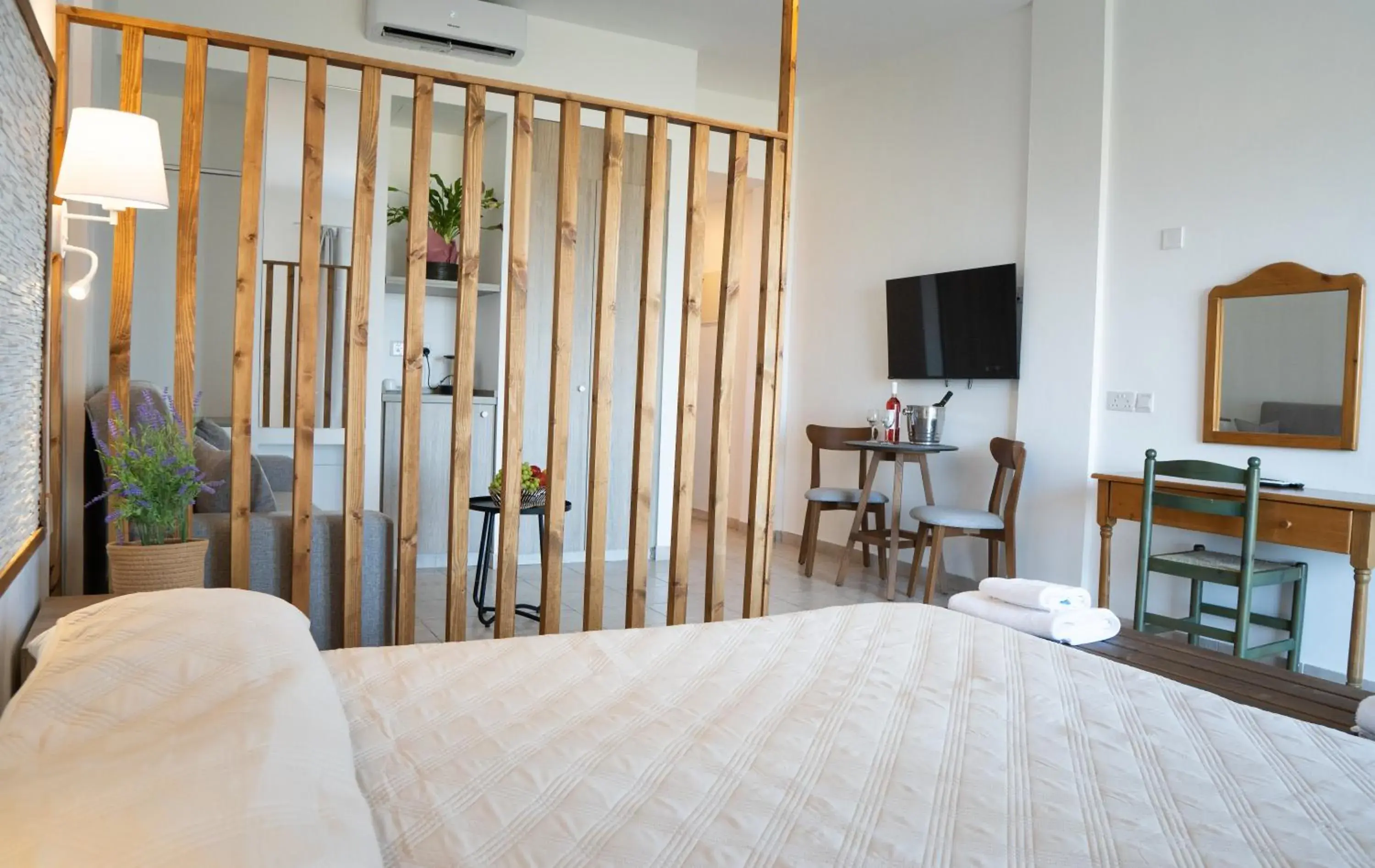 Bed in Akamanthea Holiday Village Bed in Akamanthea Holiday Village