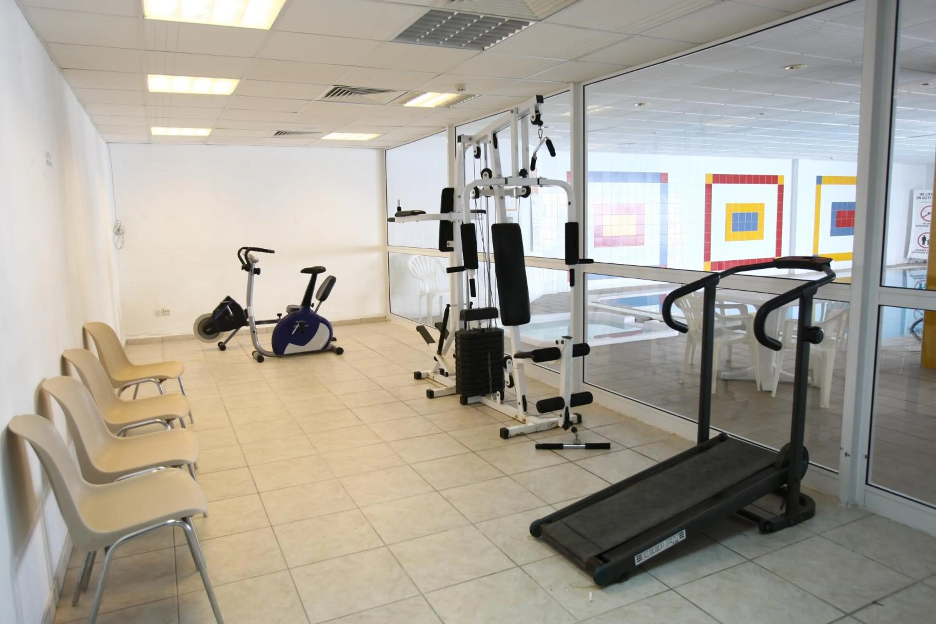 Fitness centre/facilities in Akamanthea Holiday Village