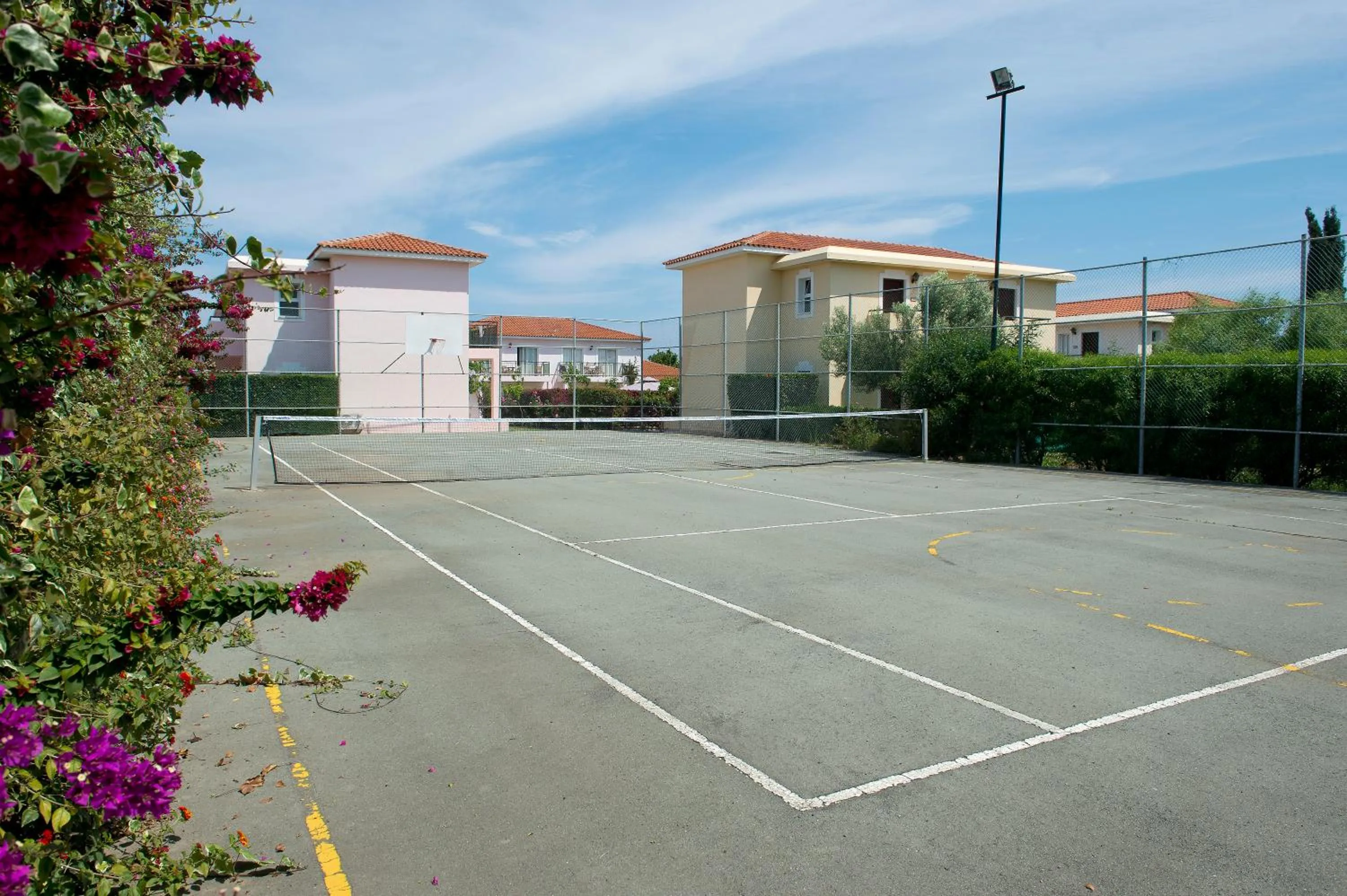 Tennis court in Akamanthea Holiday Village