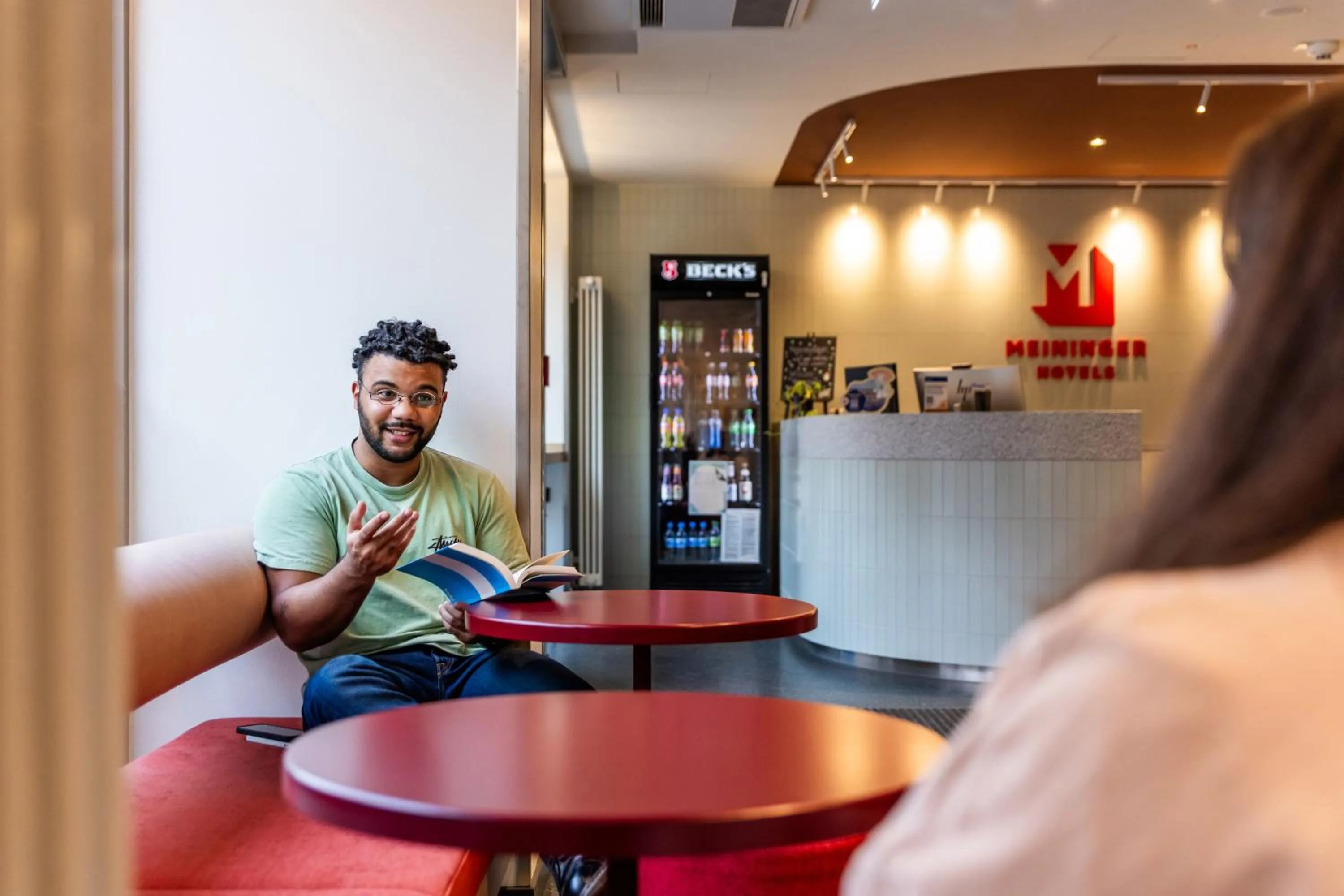 Lobby or reception in MEININGER Hotel Berlin Mitte