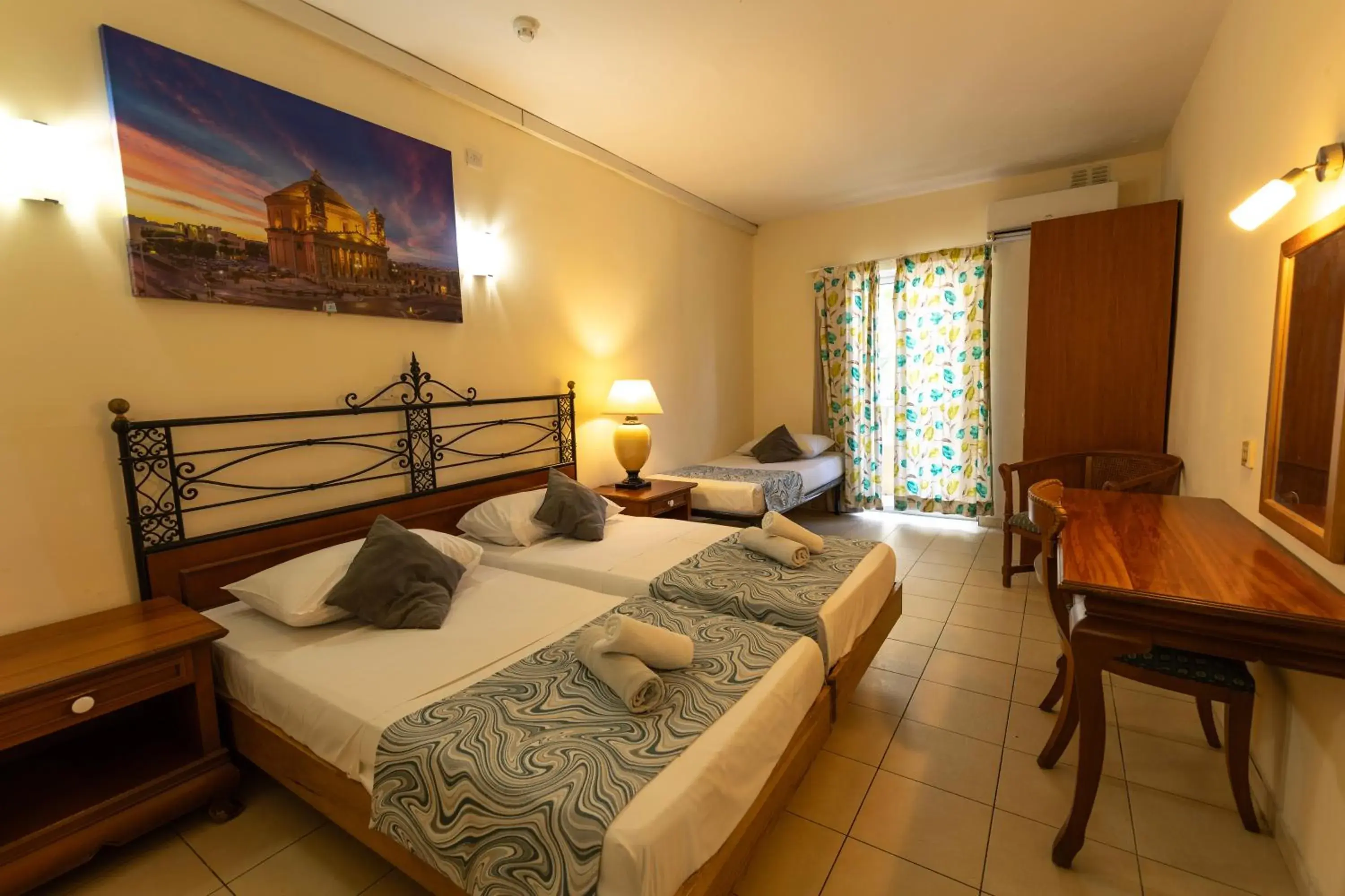 Bedroom, Bed in Qawra Point Holiday Complex Bedroom, Bed in Qawra Point Holiday Complex