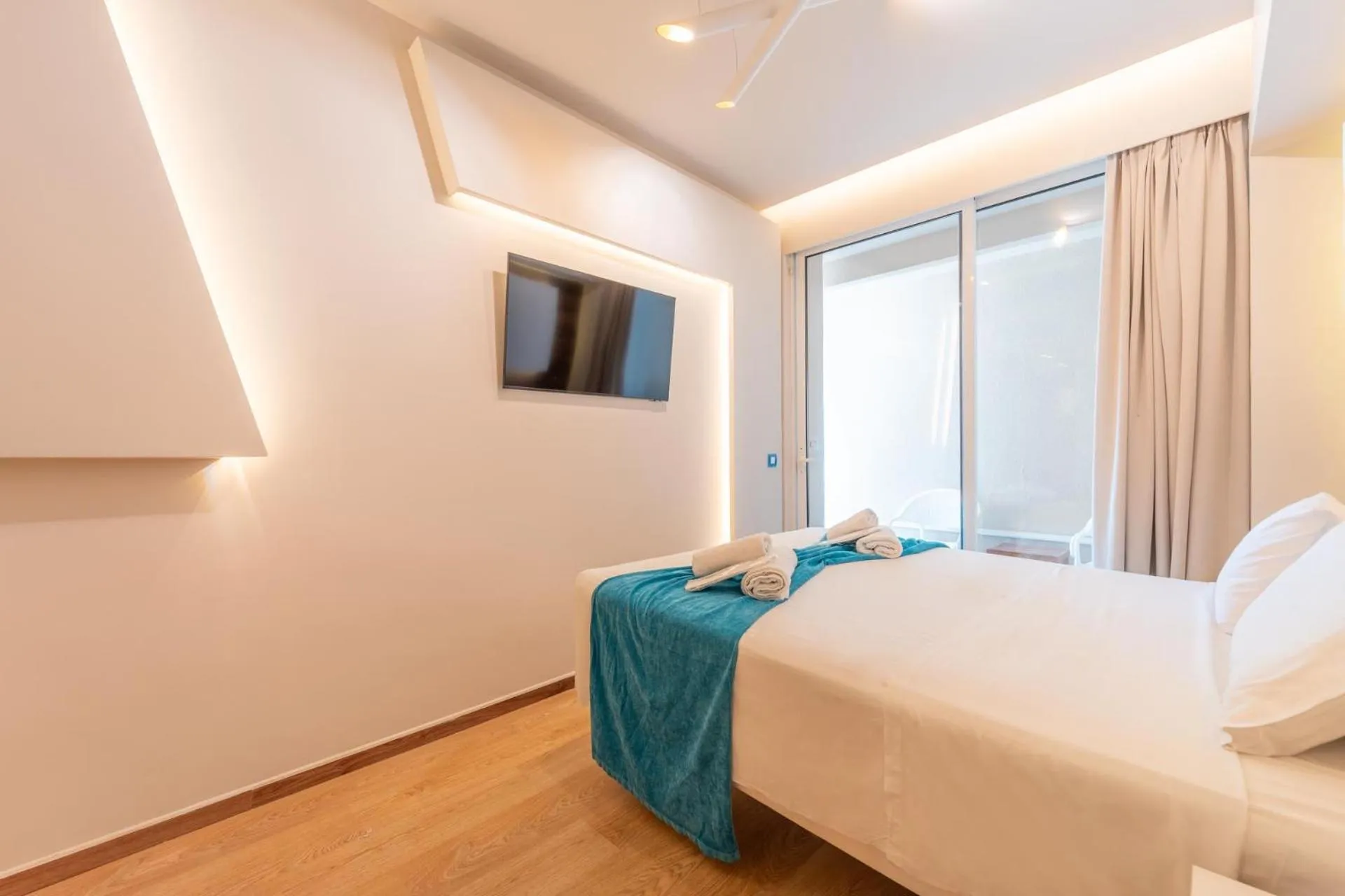 TV and multimedia, Bed in Arte Hotel