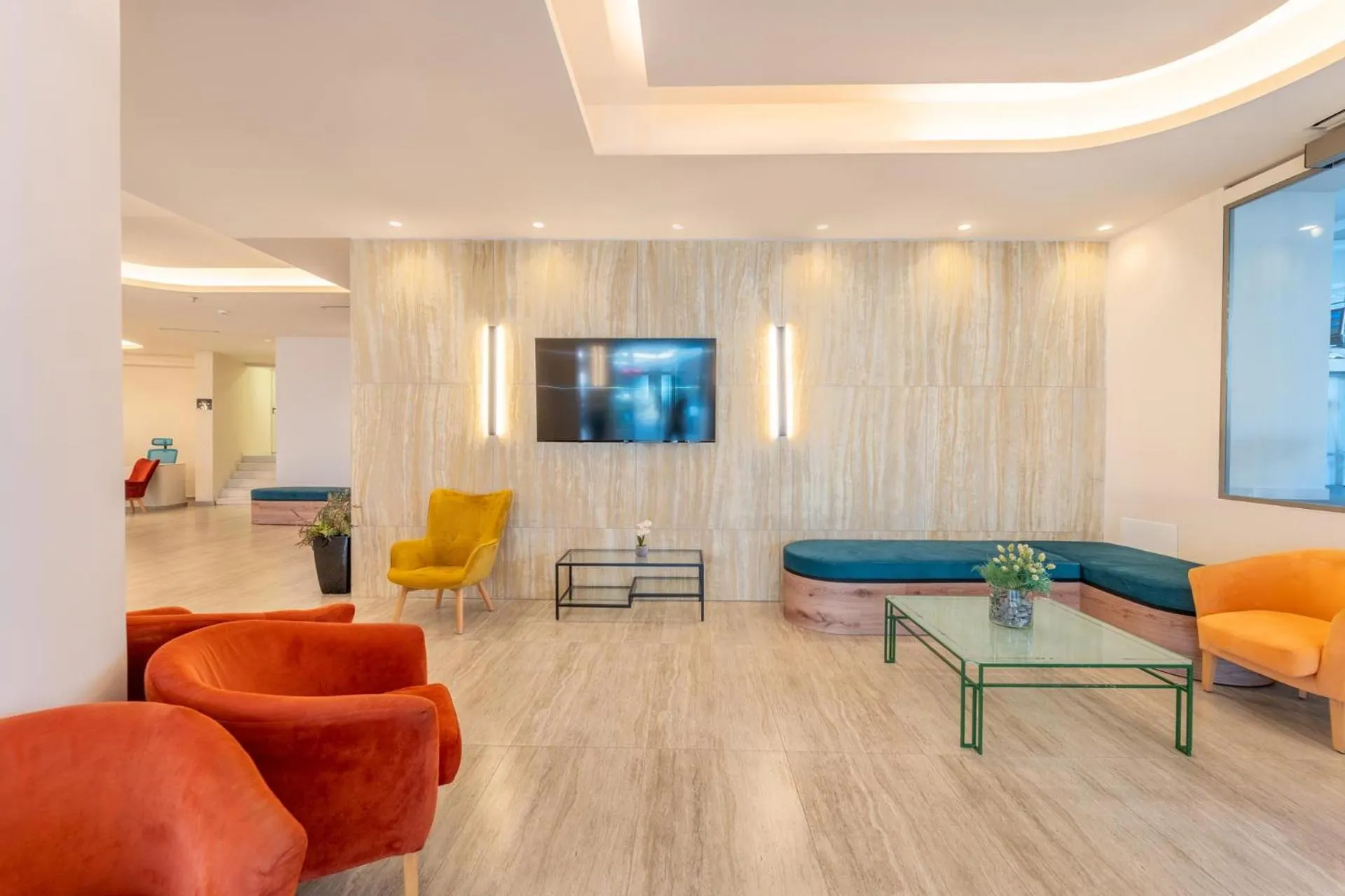 Living room in Arte Hotel