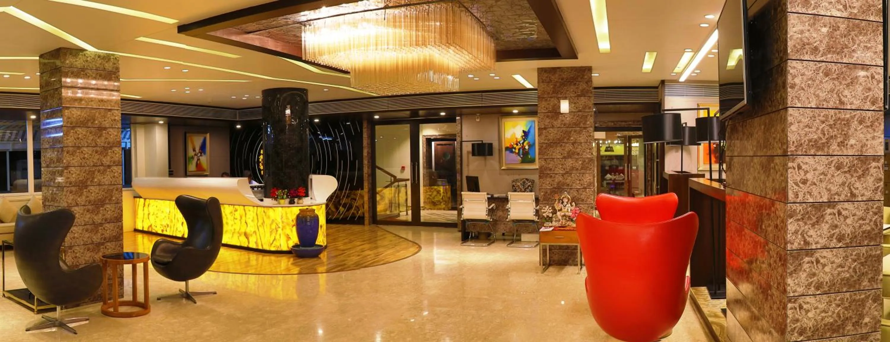 Lobby or reception in Hotel Shubh Inn