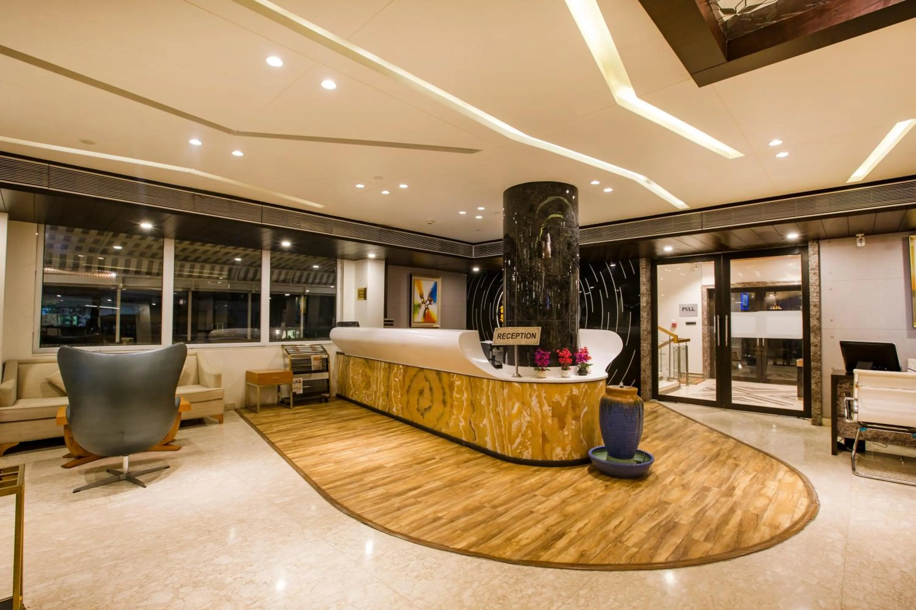 Lobby or reception in Hotel Shubh Inn