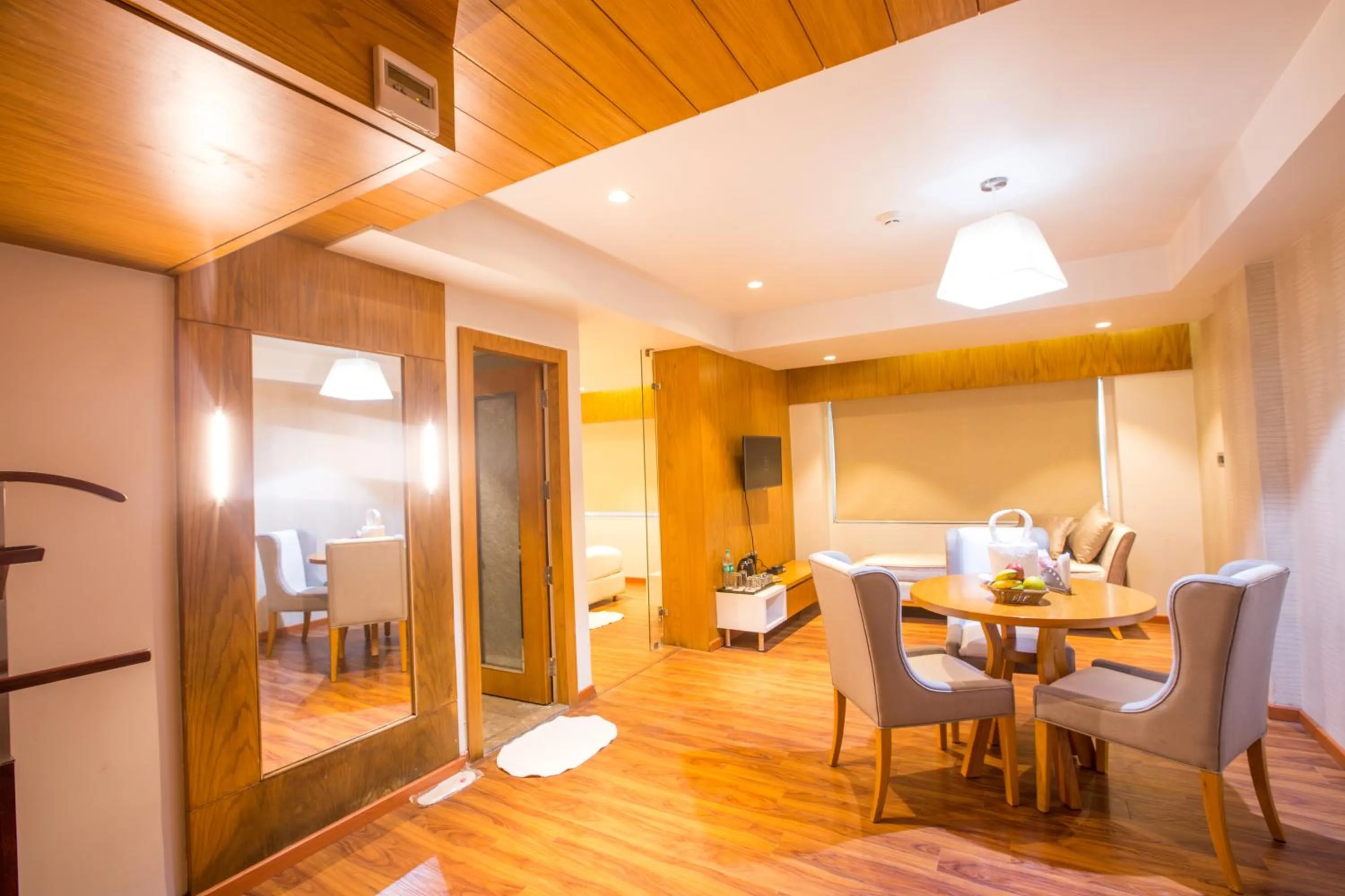 Dining area in Hotel Shubh Inn