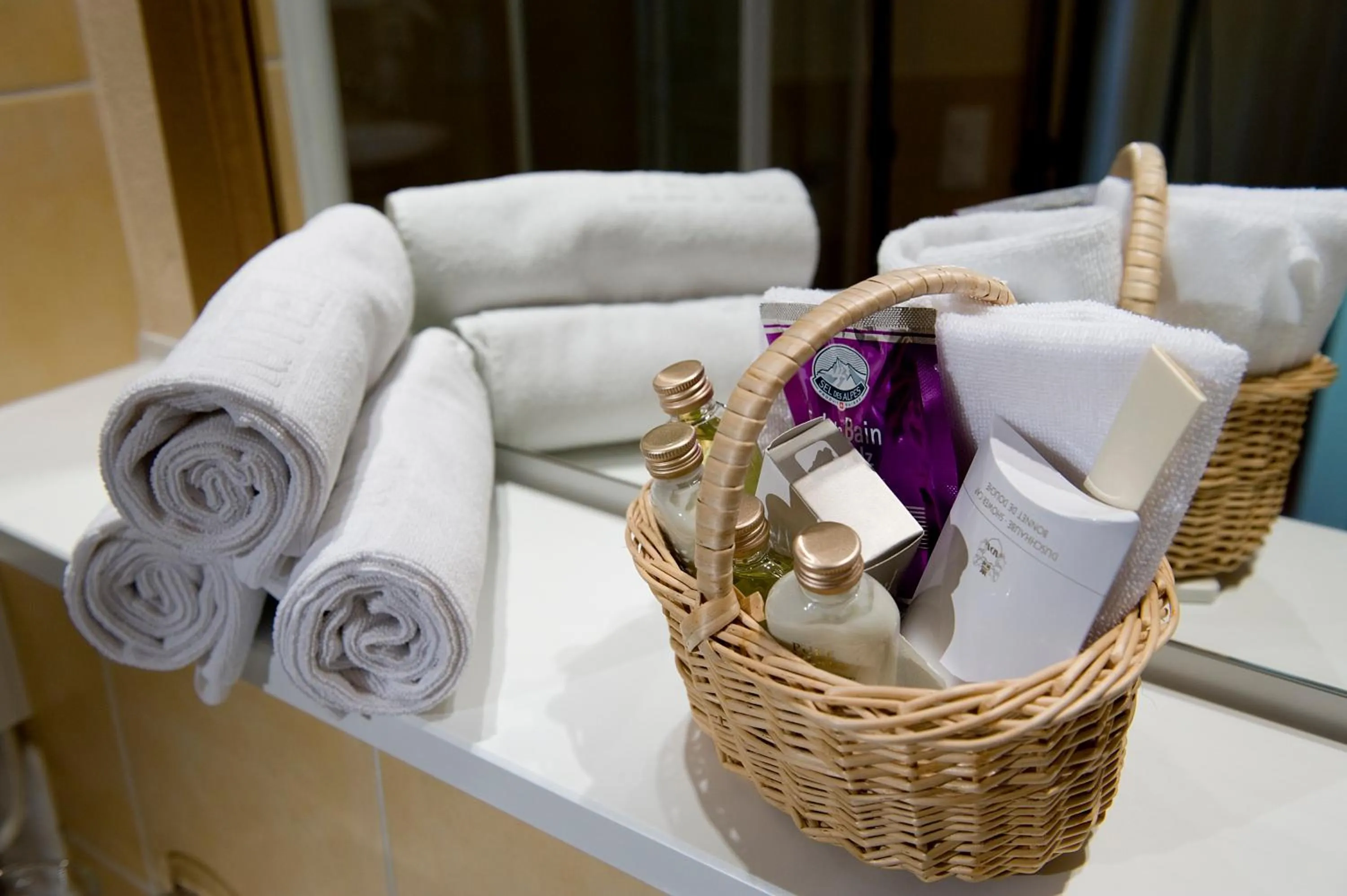 Bathroom in GOLFHOTEL Les Hauts de Gstaad & SPA