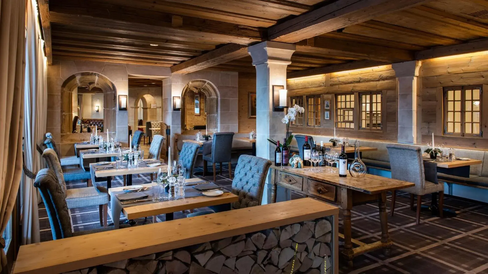 Restaurant/places to eat in GOLFHOTEL Les Hauts de Gstaad & SPA Restaurant/places to eat in GOLFHOTEL Les Hauts de Gstaad & SPA