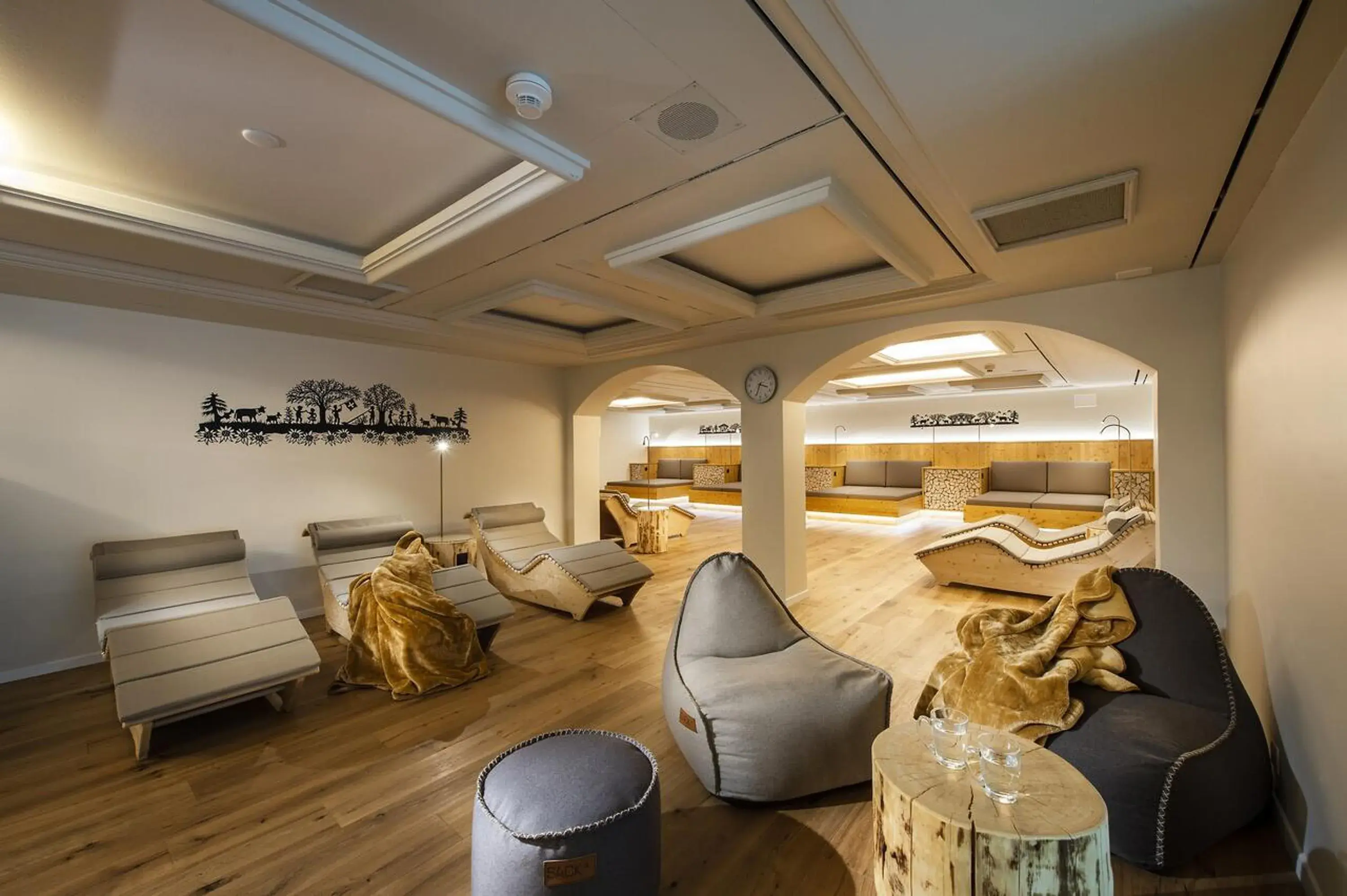 Spa and wellness centre/facilities in GOLFHOTEL Les Hauts de Gstaad & SPA Spa and wellness centre/facilities in GOLFHOTEL Les Hauts de Gstaad & SPA