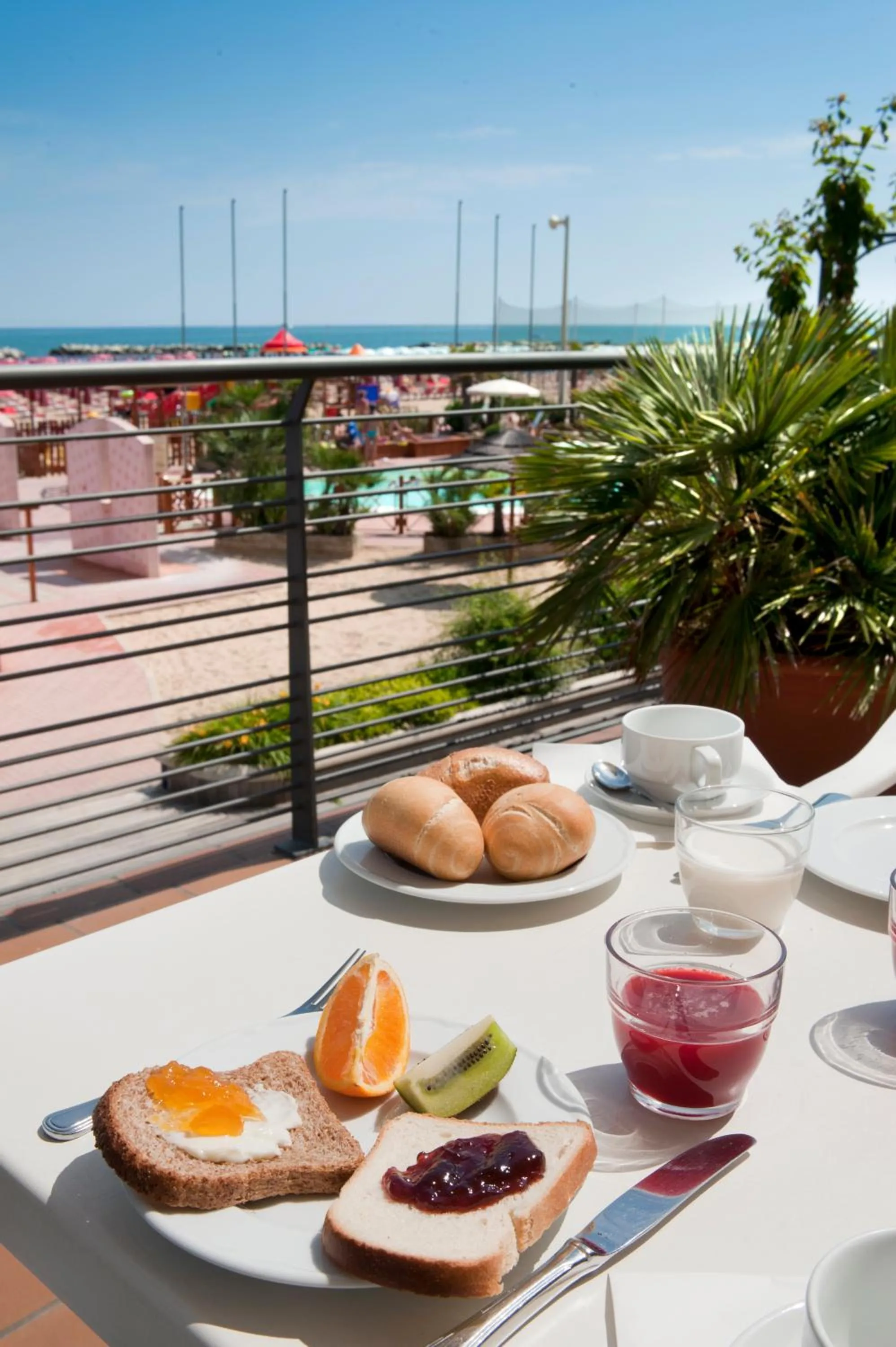 Balcony/Terrace in Hotel Nord Est