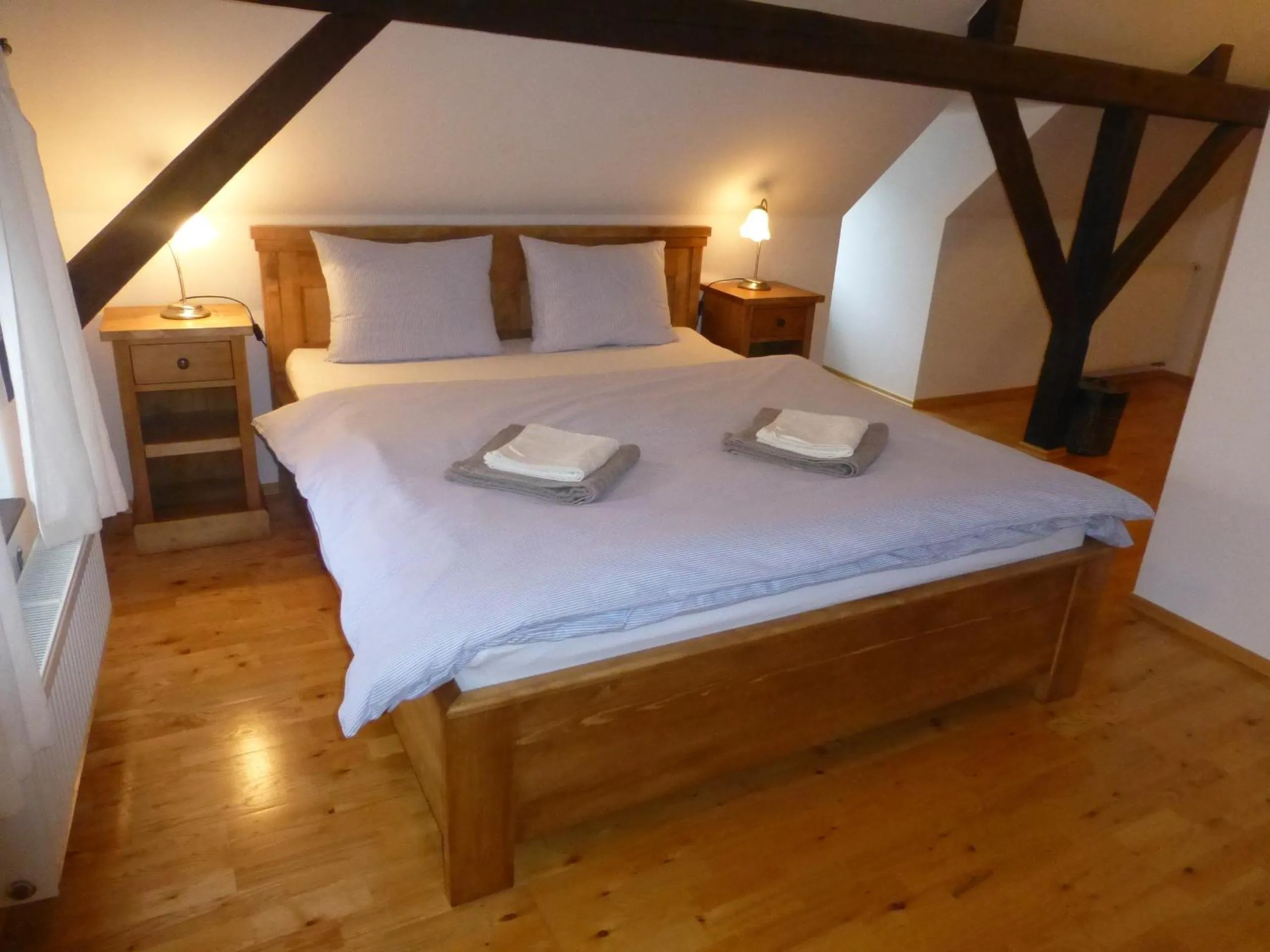 Attic Standard Double Room in Pension Wok