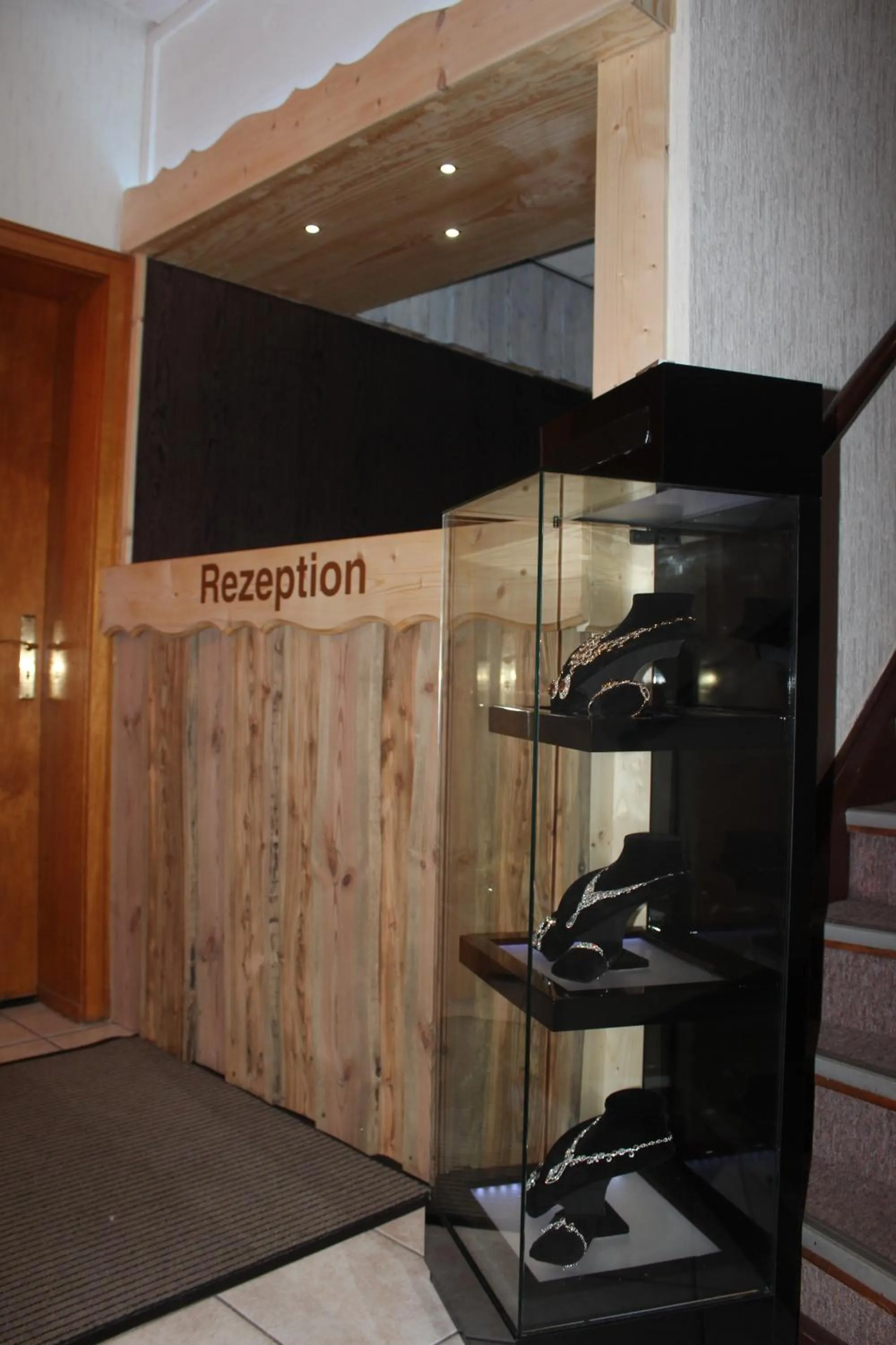 Lobby or reception in Waldpension Pfeiferhaus