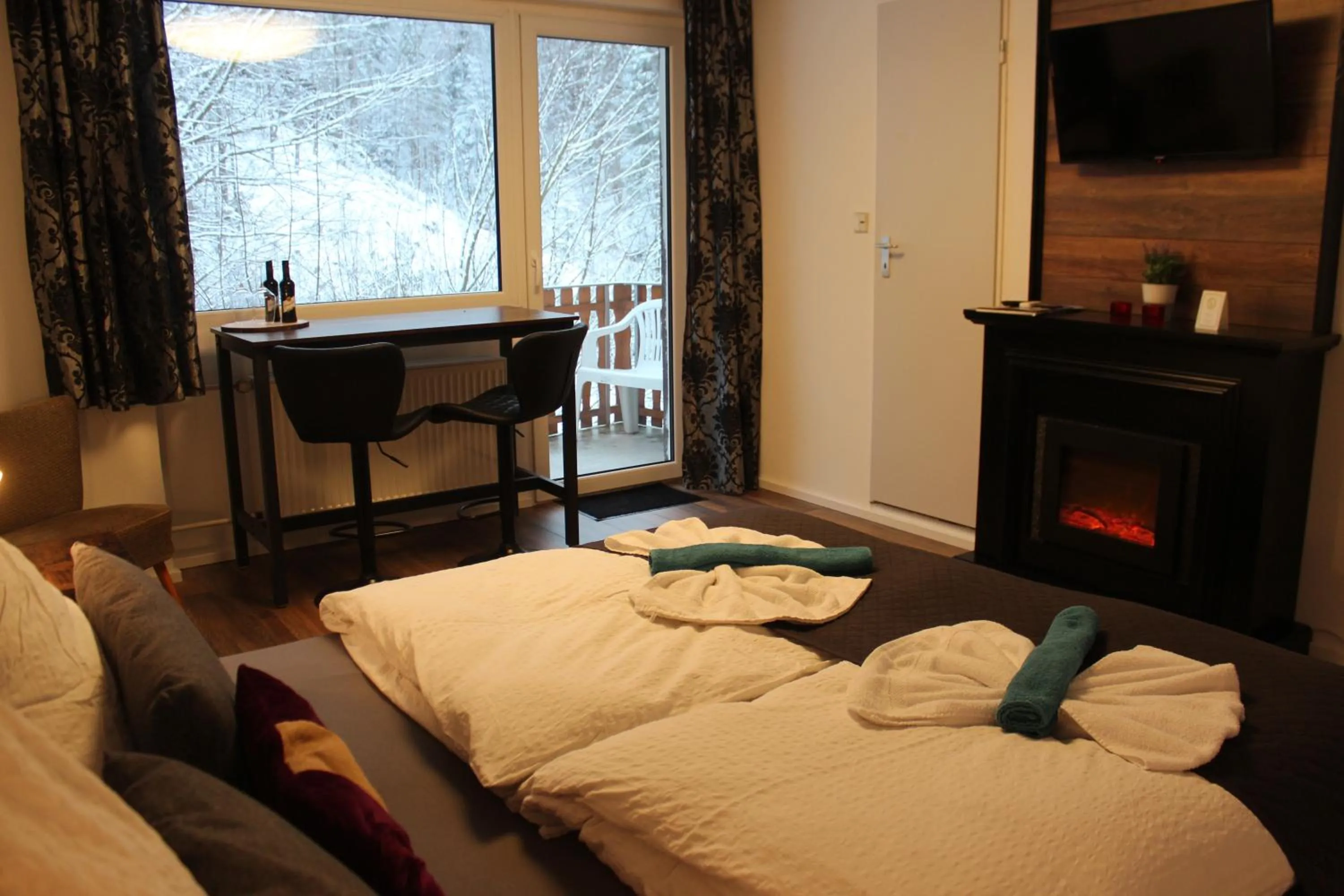 Bed in Waldpension Pfeiferhaus