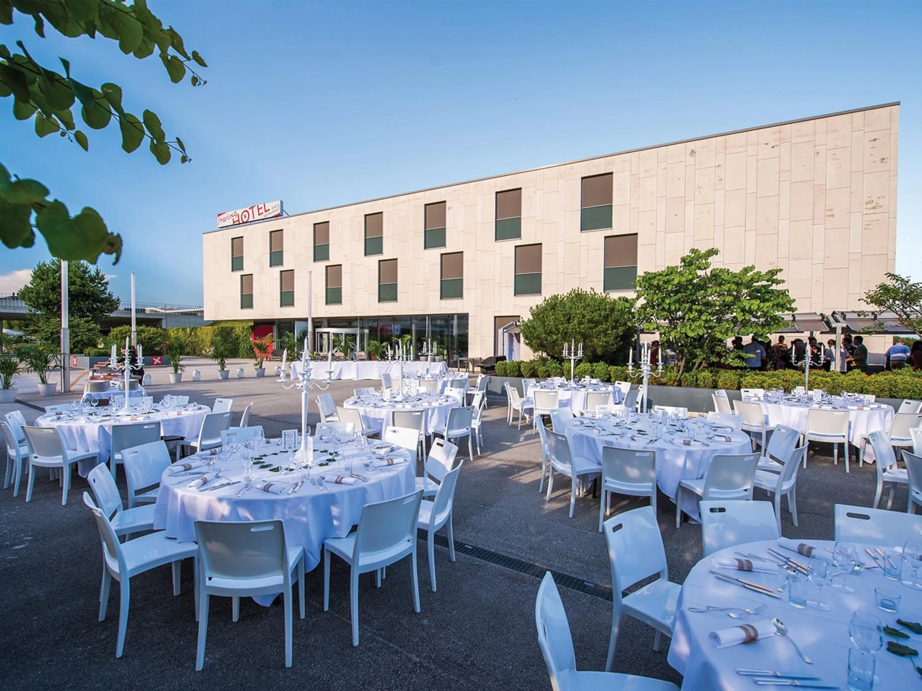 Patio in Starling Hotel Lausanne
