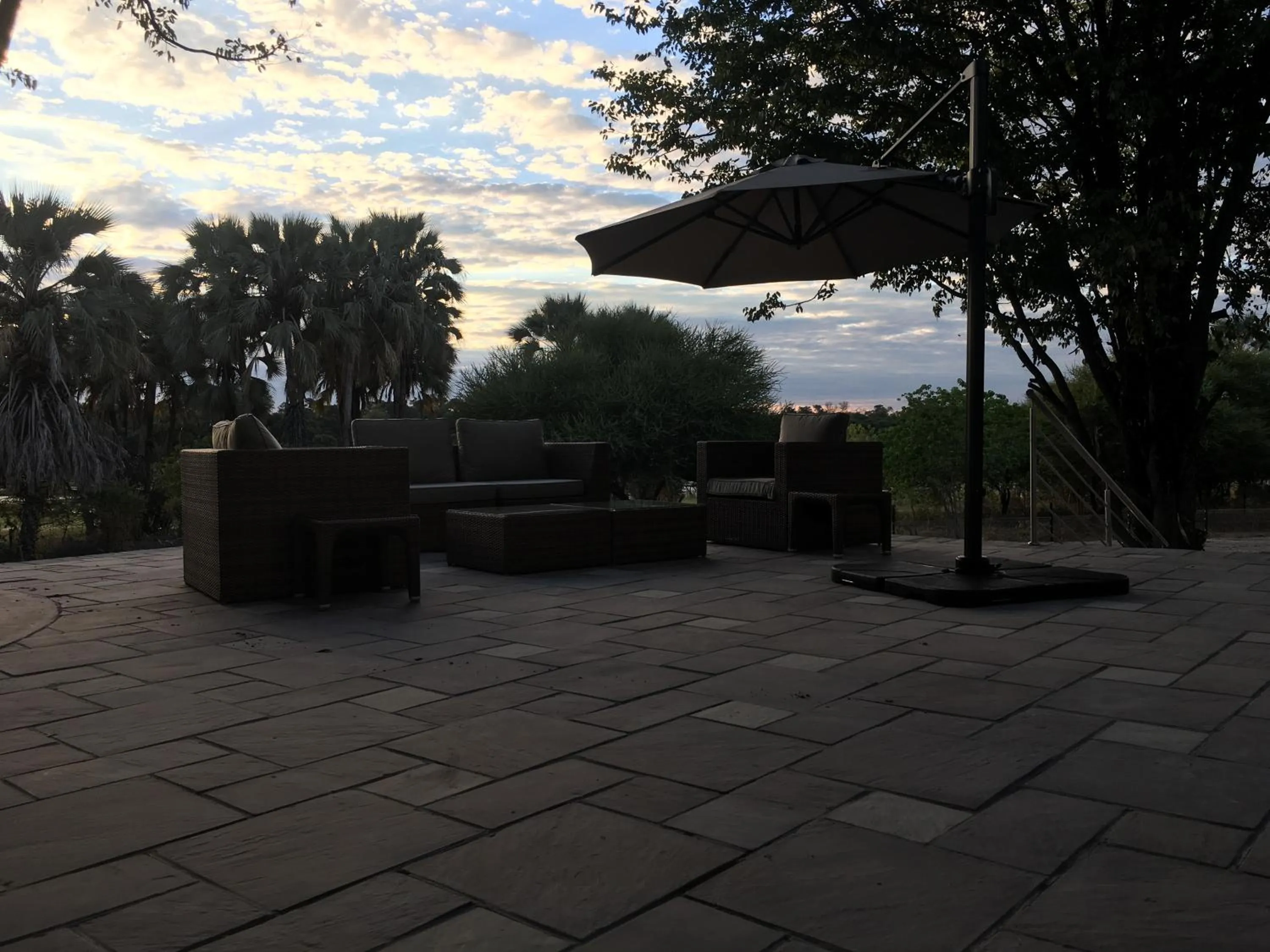 Patio in Cresta Maun Hotel