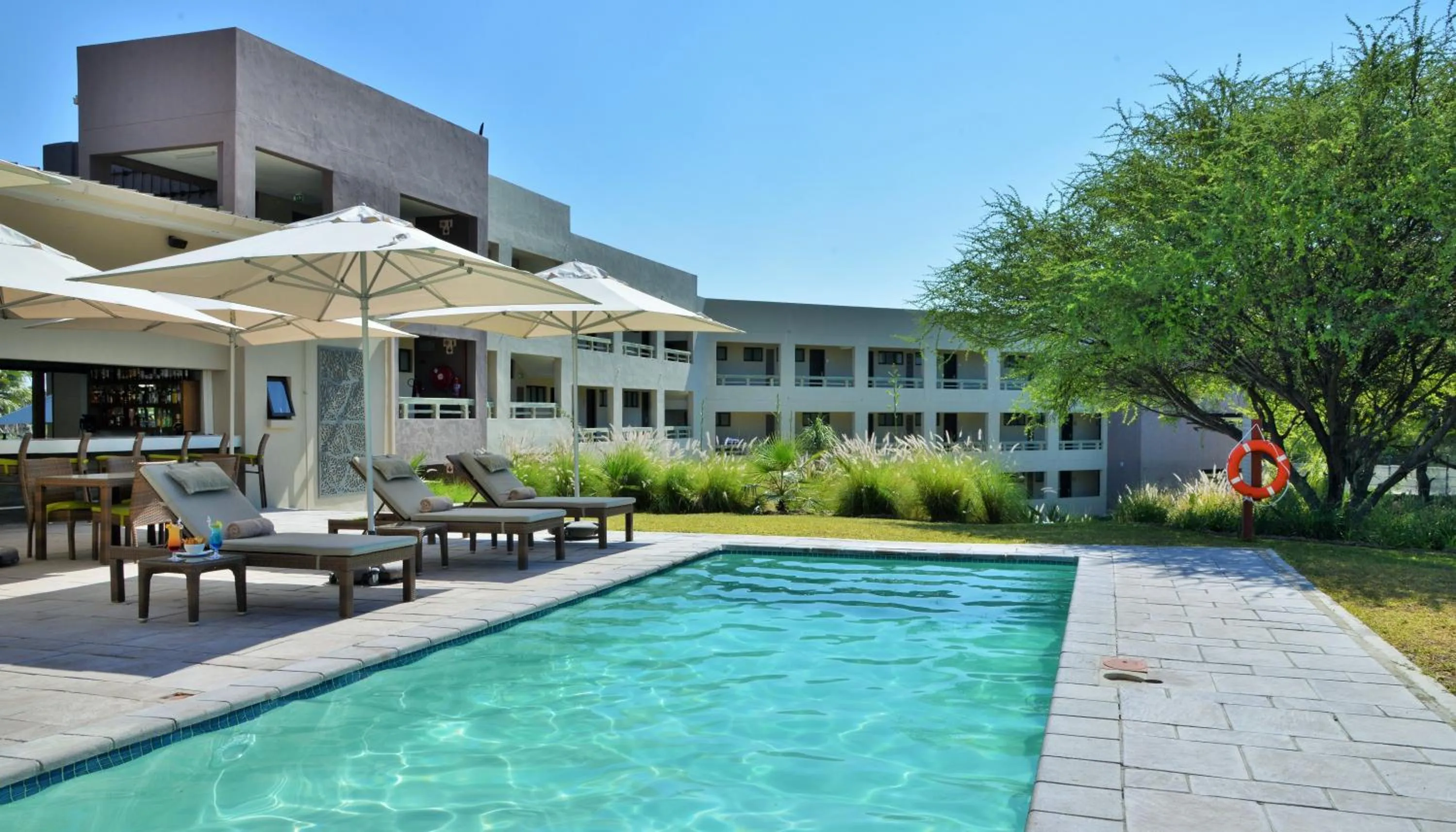 Swimming pool in Cresta Maun Hotel