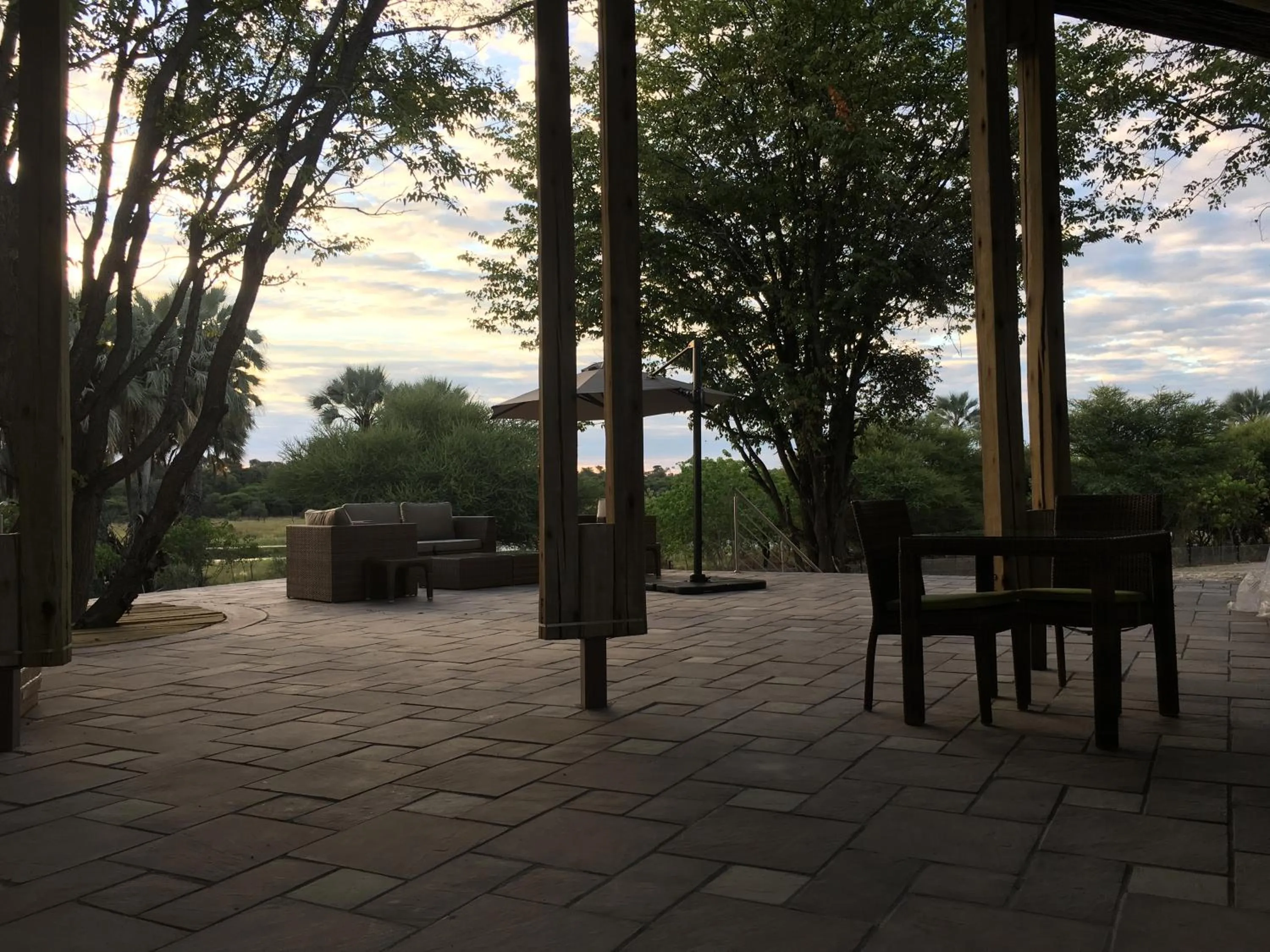 Patio in Cresta Maun Hotel