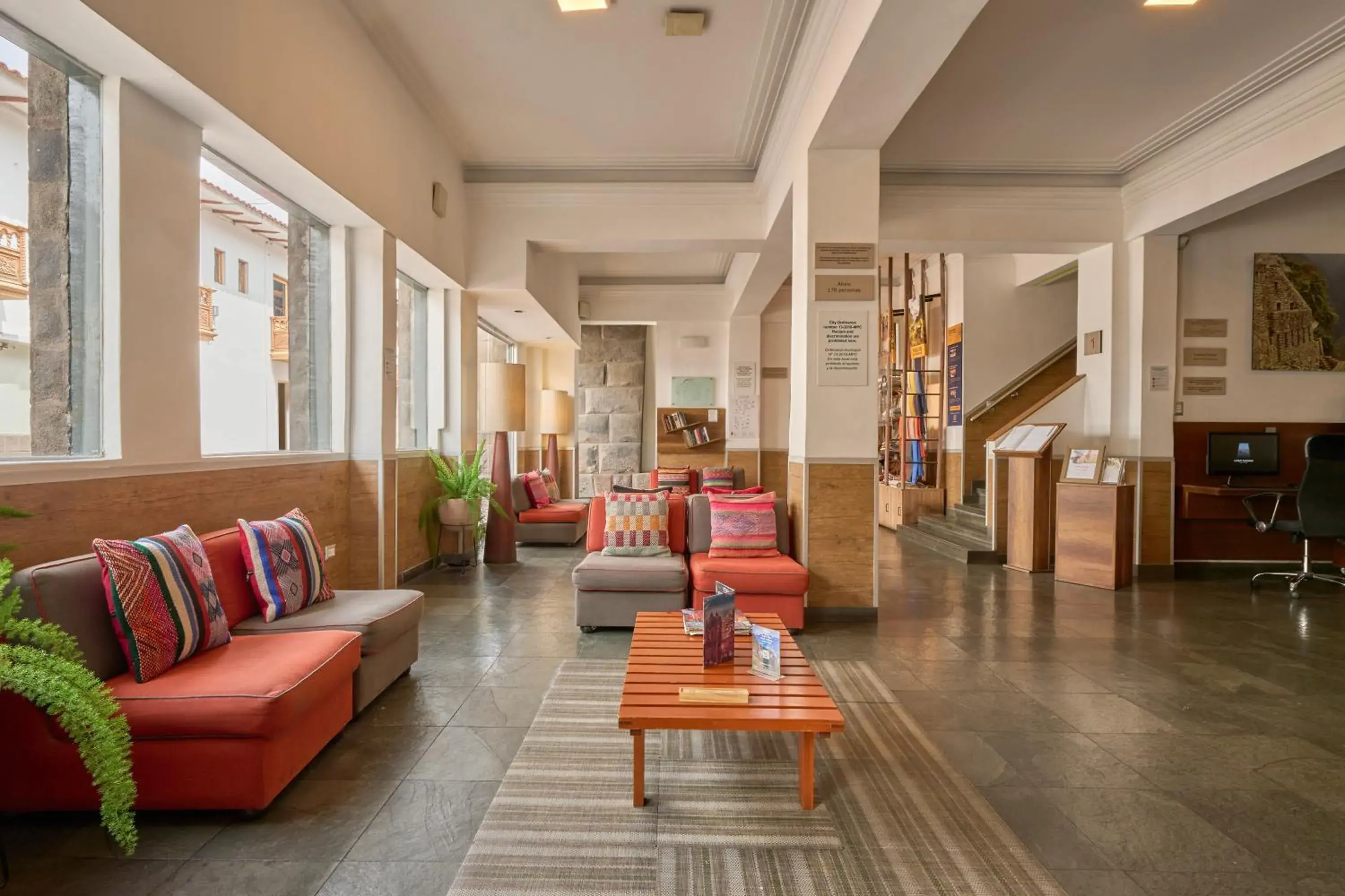 Lobby or reception in Casa Andina Standard Cusco Catedral Lobby or reception in Casa Andina Standard Cusco Catedral