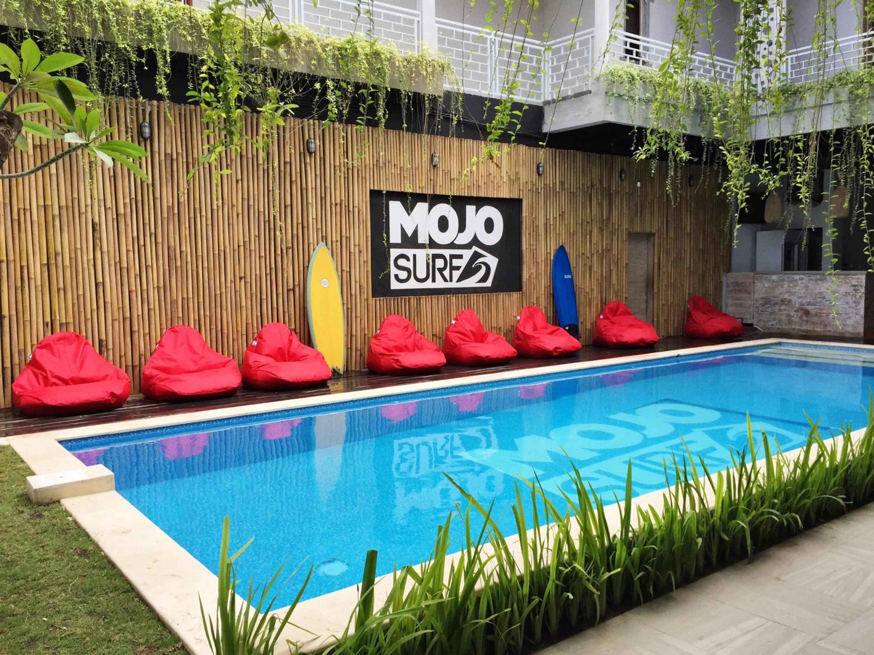Swimming pool in Mojosurf Camp Canggu