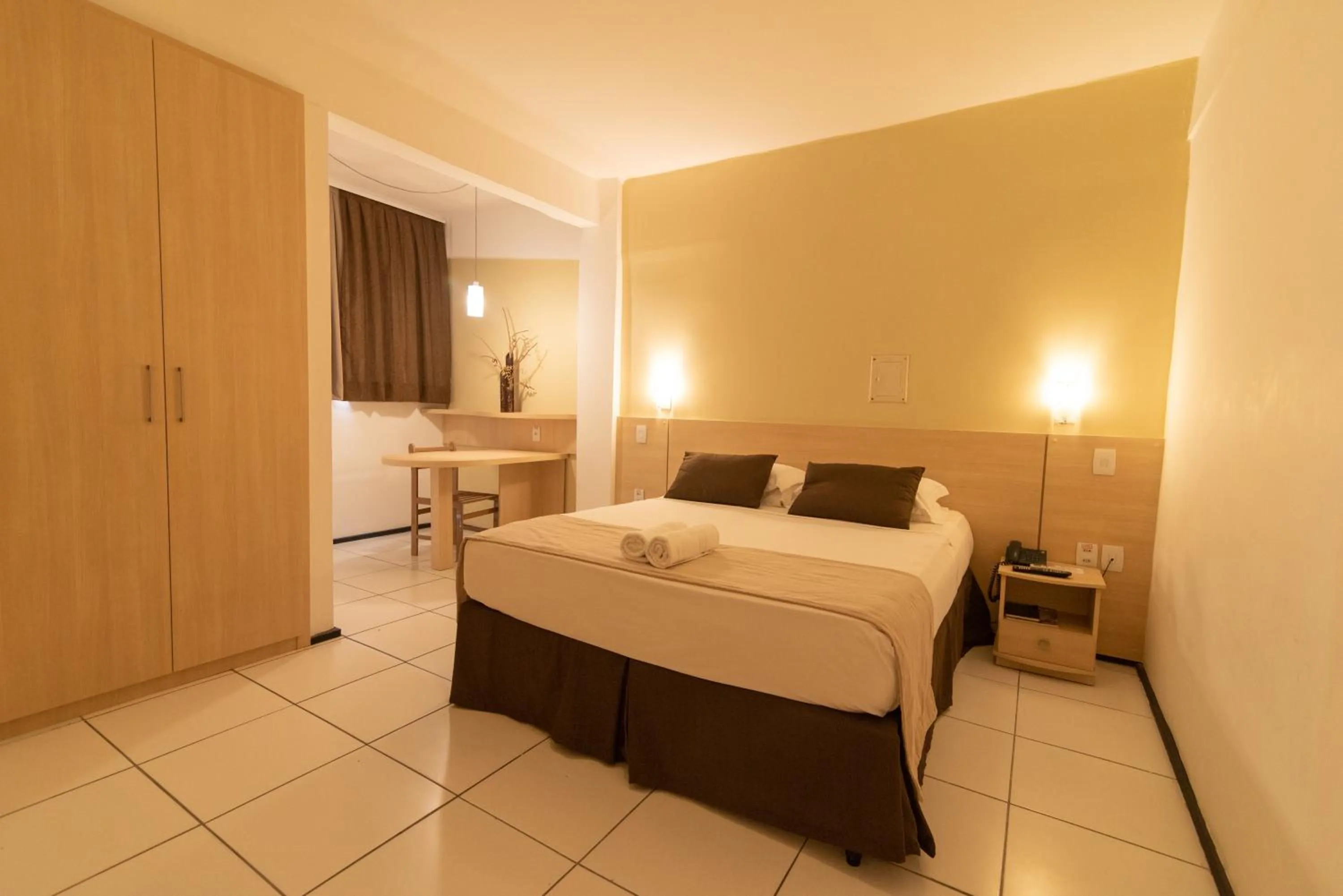 Bed in Hotel Meridional