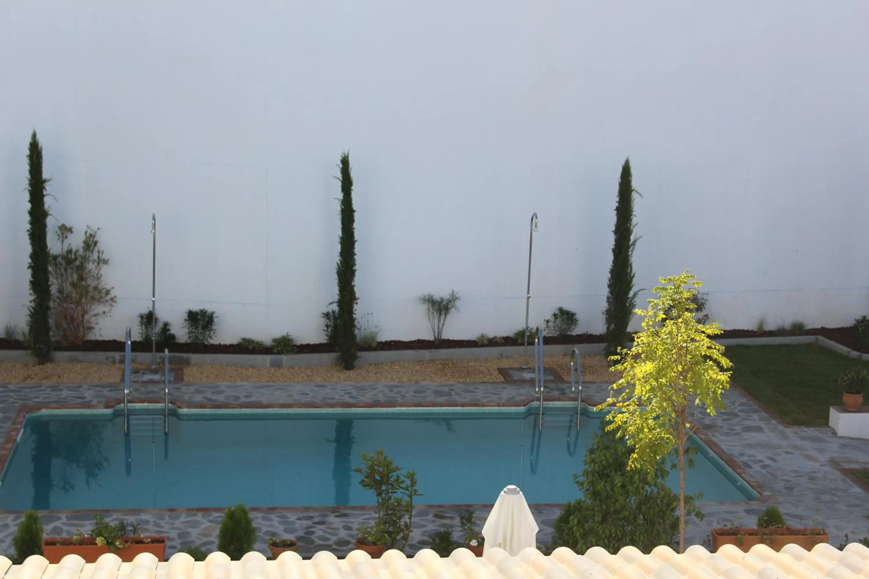 Pool view in Hotel Entreolivos