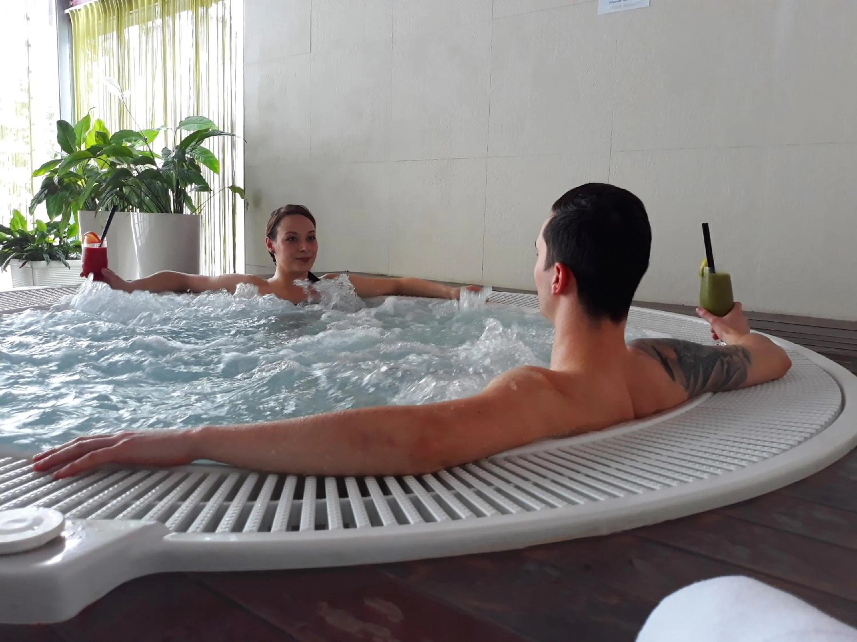 Hot Tub in Hotel Kaj