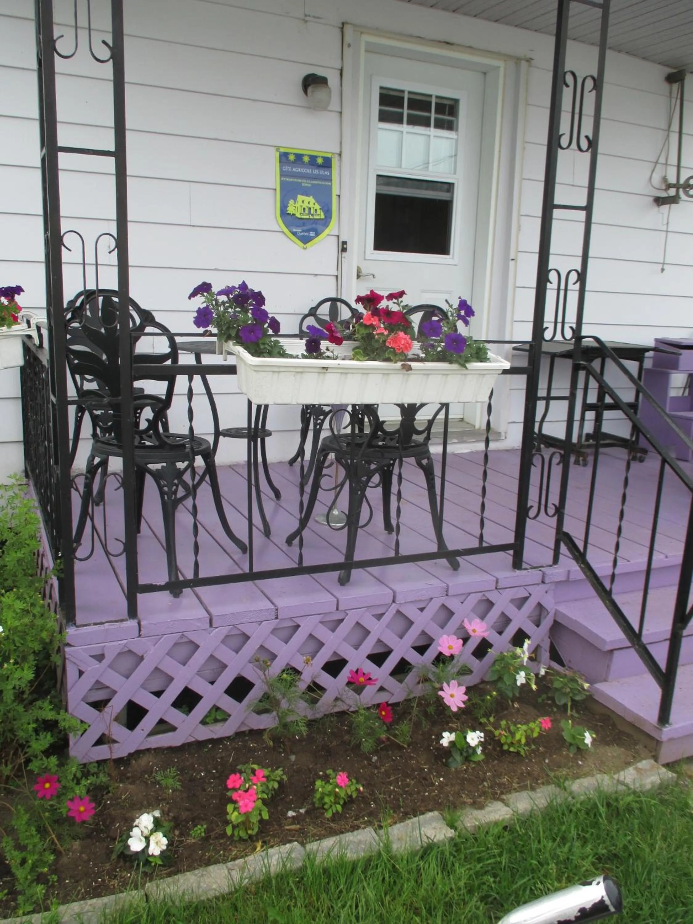 Balcony/Terrace in Gite Agricole Les Lilas