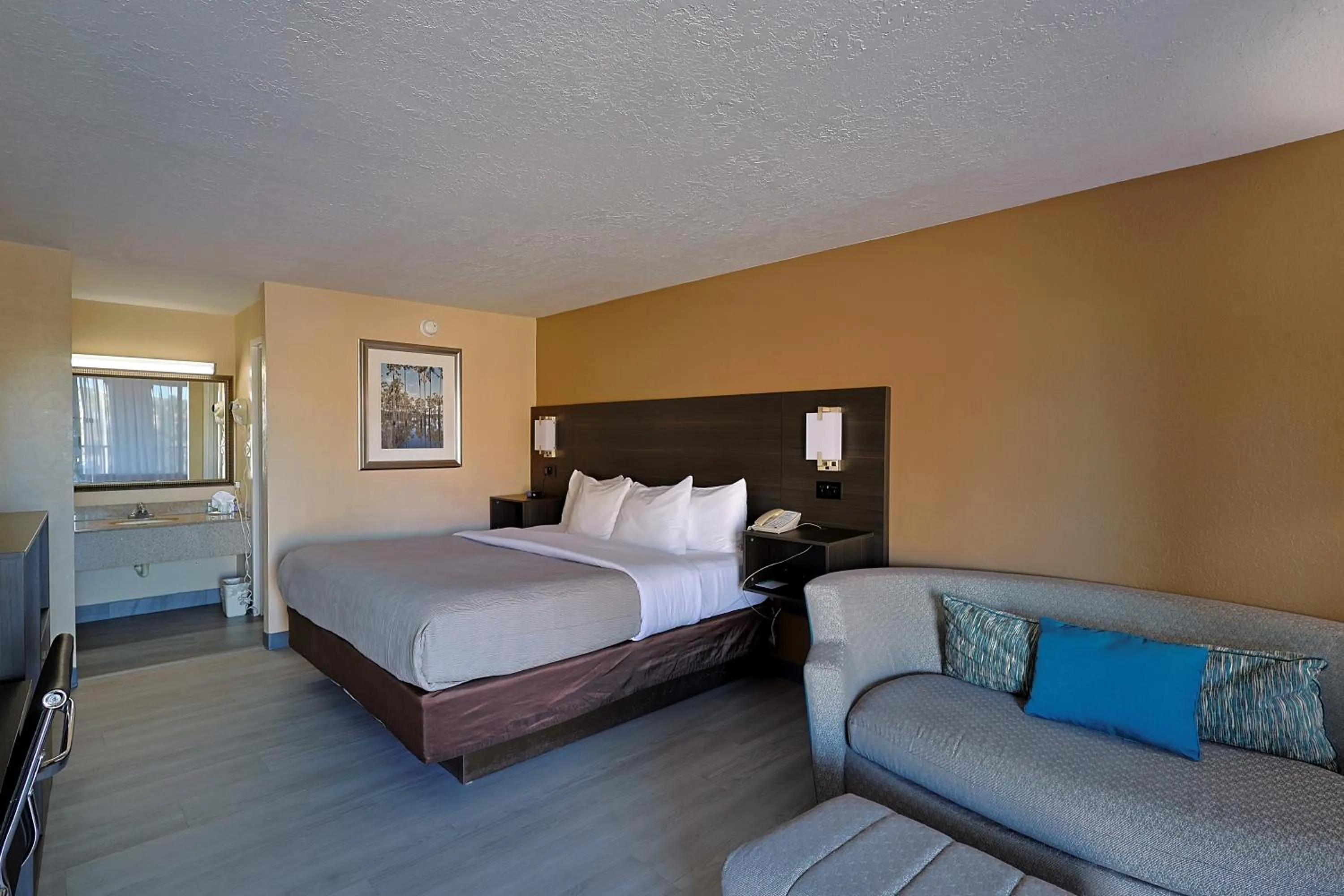 Bed in Quality Inn Kennedy Space Center